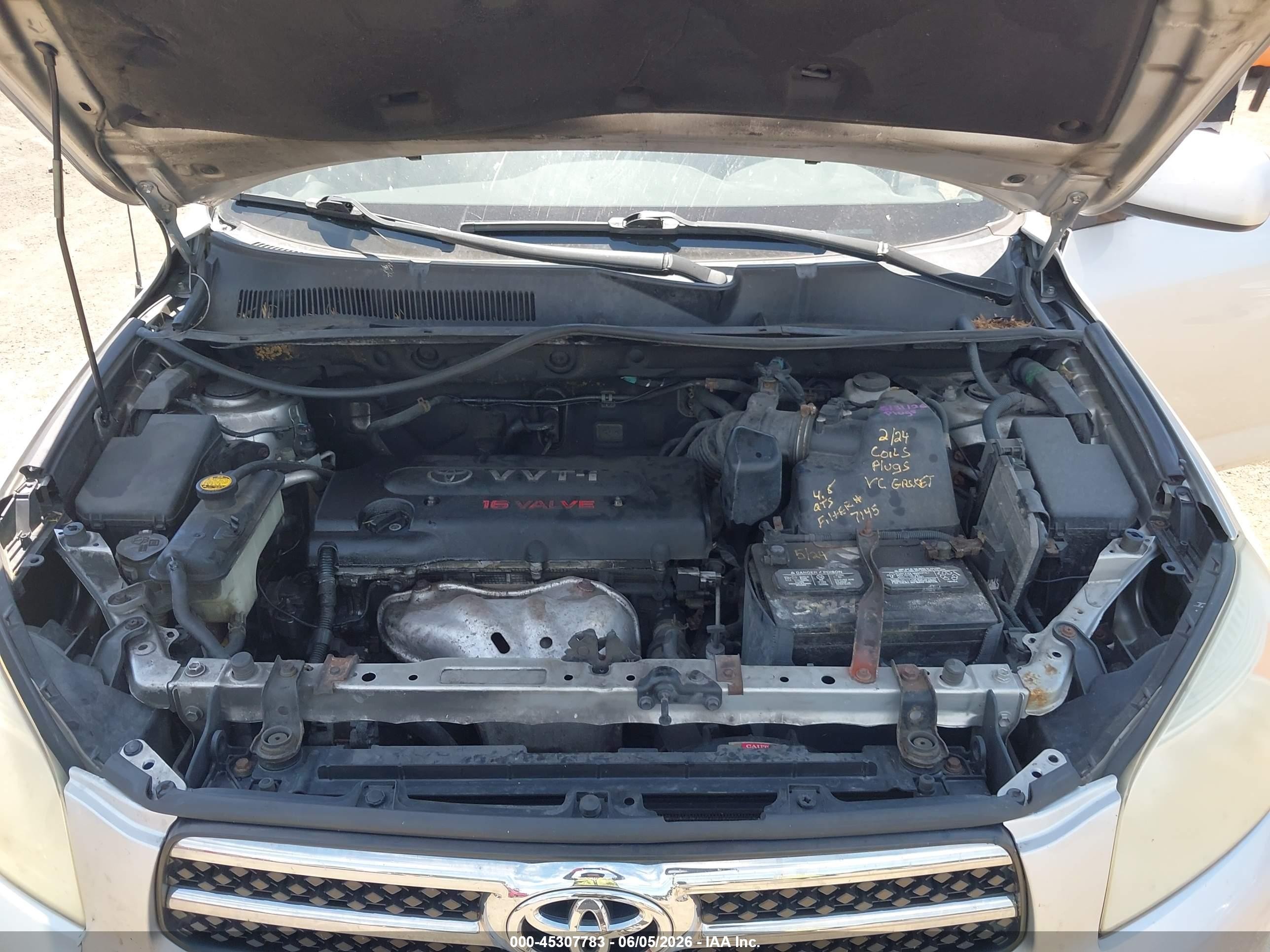 2007 Toyota Rav4 Limited Silver vin: JTMBD31V675108581
