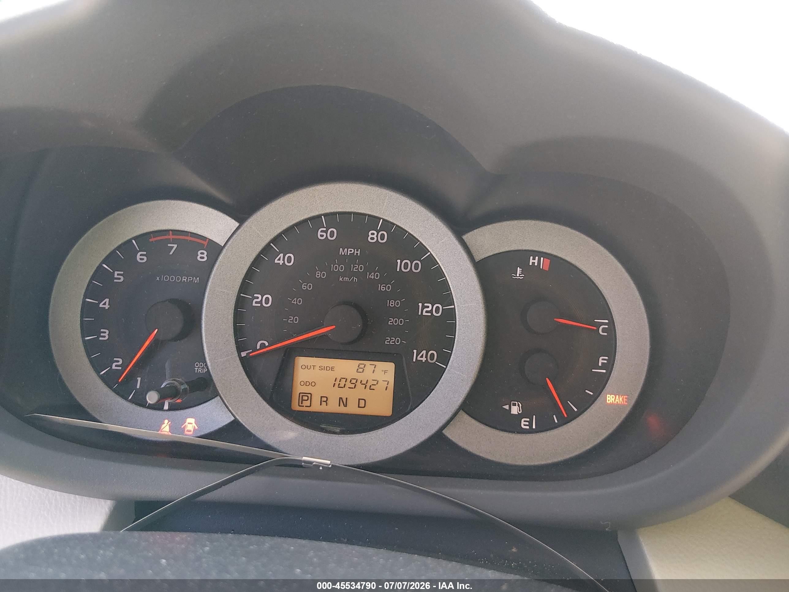2008 Toyota Rav4 Limited White vin: JTMBD31V685182777