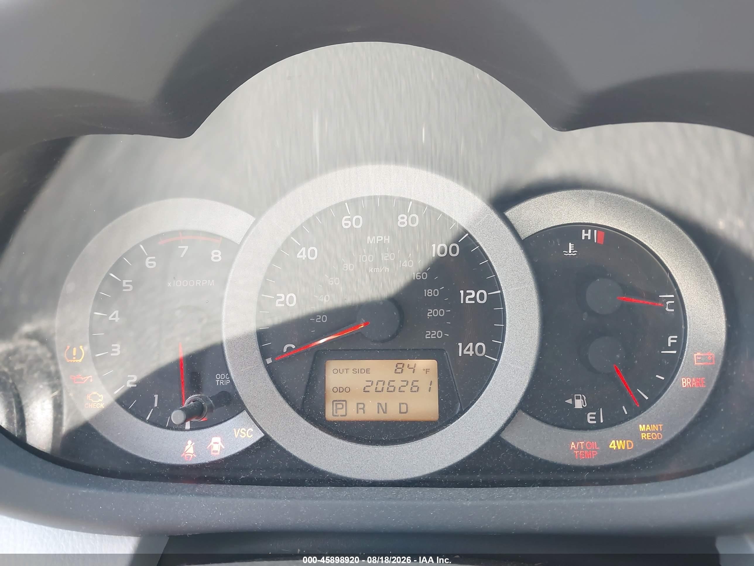 2008 Toyota Rav4 Limited White vin: JTMBD31V685186800