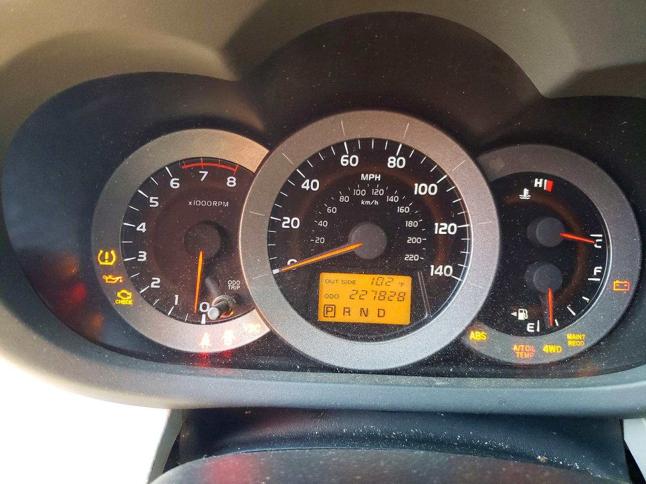 2007 Toyota Rav4 Limited Red vin: JTMBD31V776043914