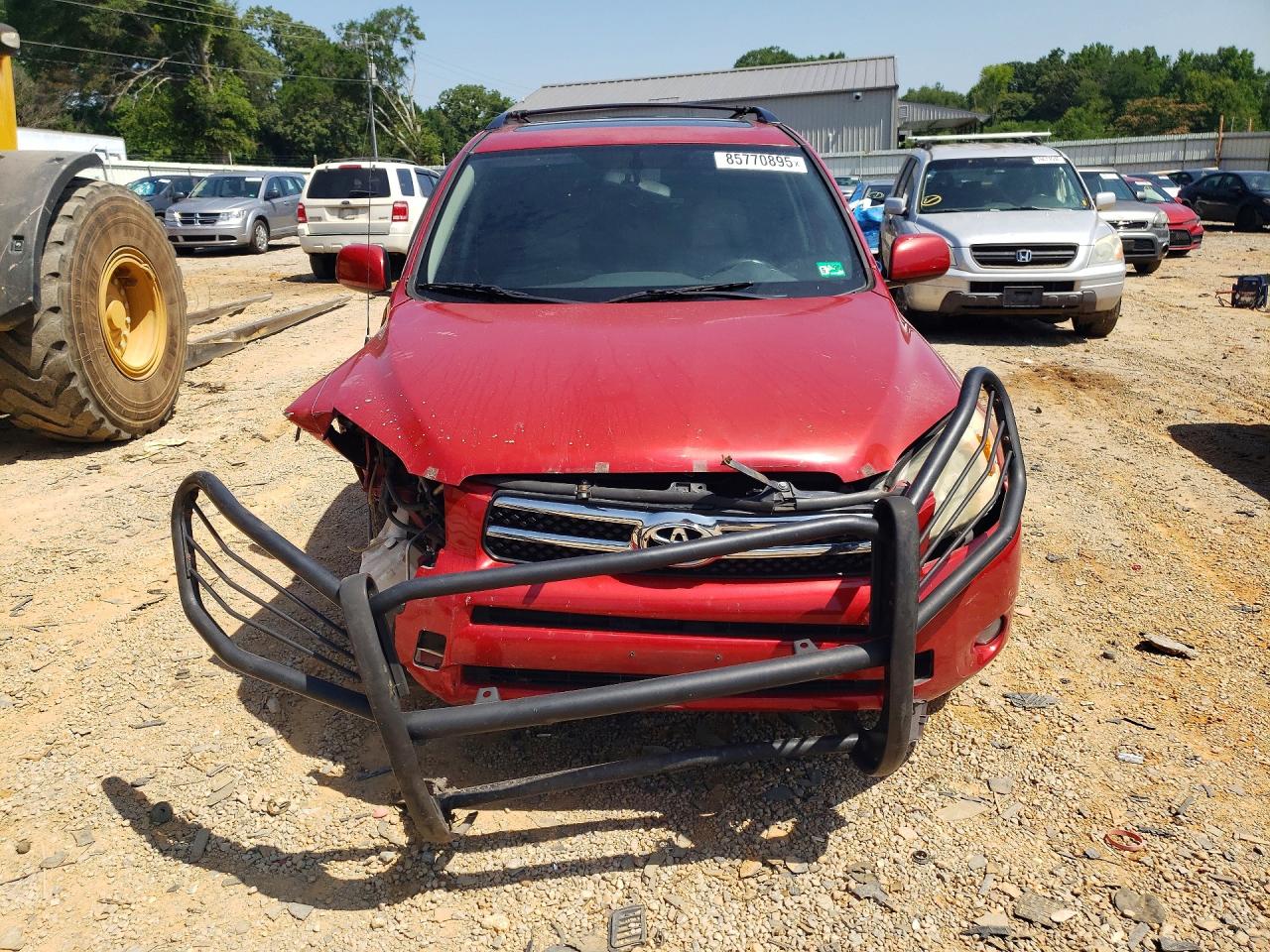 2007 Toyota Rav4 Limited Red vin: JTMBD31V776043914