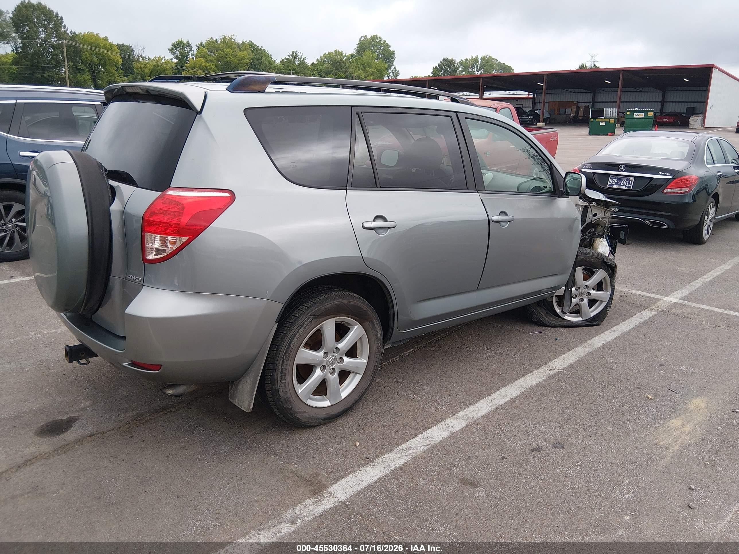2008 Toyota Rav4 Limited Green vin: JTMBD31V785187101