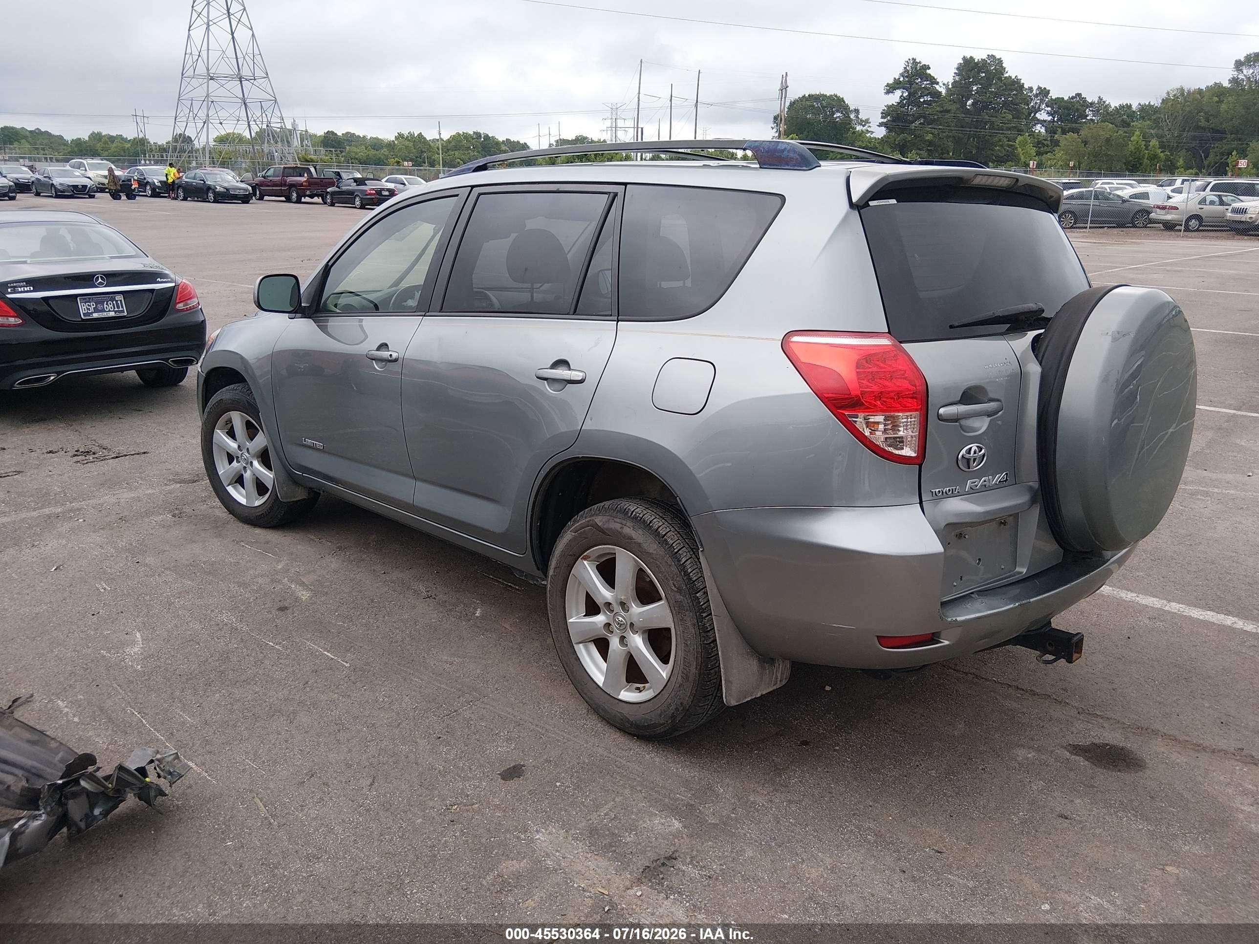 2008 Toyota Rav4 Limited Green vin: JTMBD31V785187101