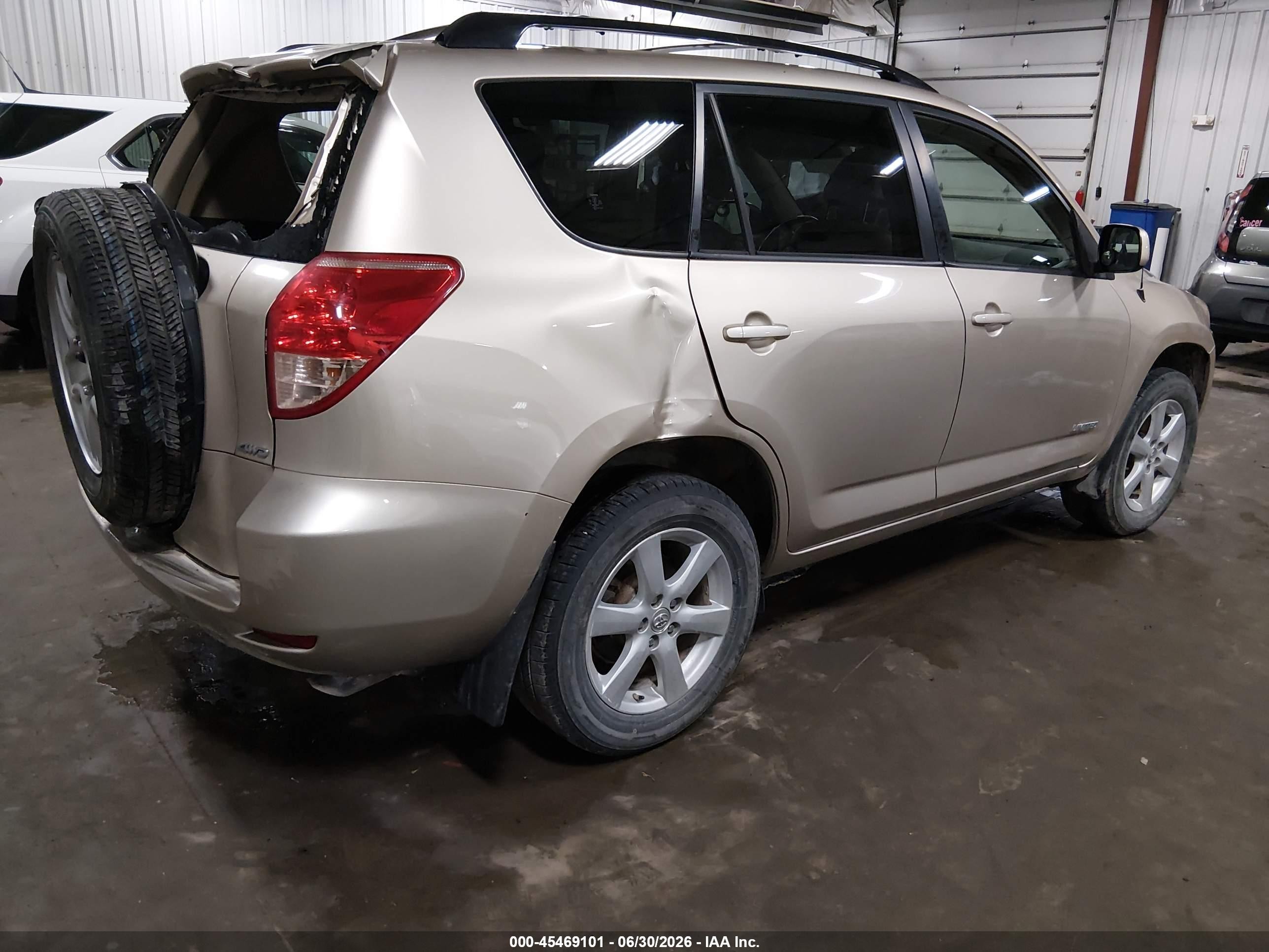 2008 Toyota Rav4 Limited Tan vin: JTMBD31V786055255