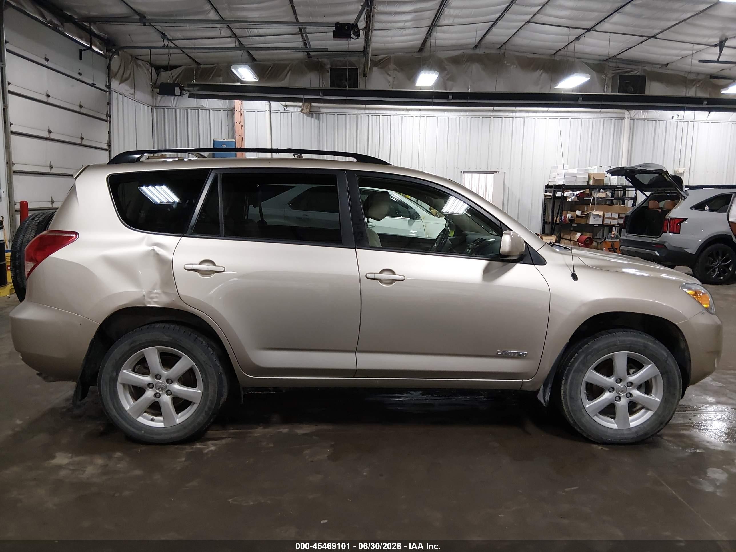 2008 Toyota Rav4 Limited Tan vin: JTMBD31V786055255