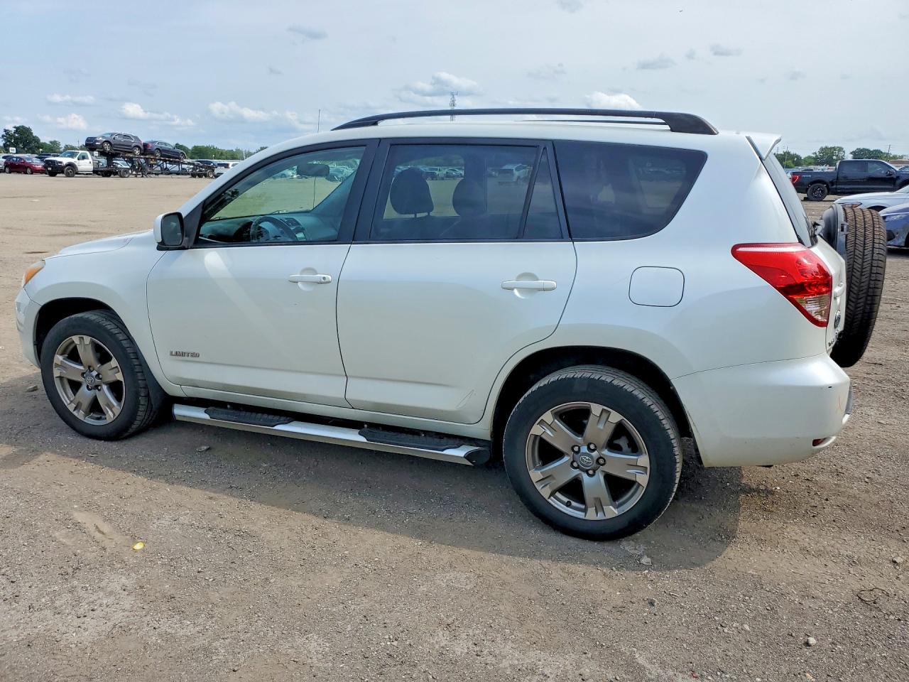2007 Toyota Rav4 Limited White vin: JTMBD31V875100305