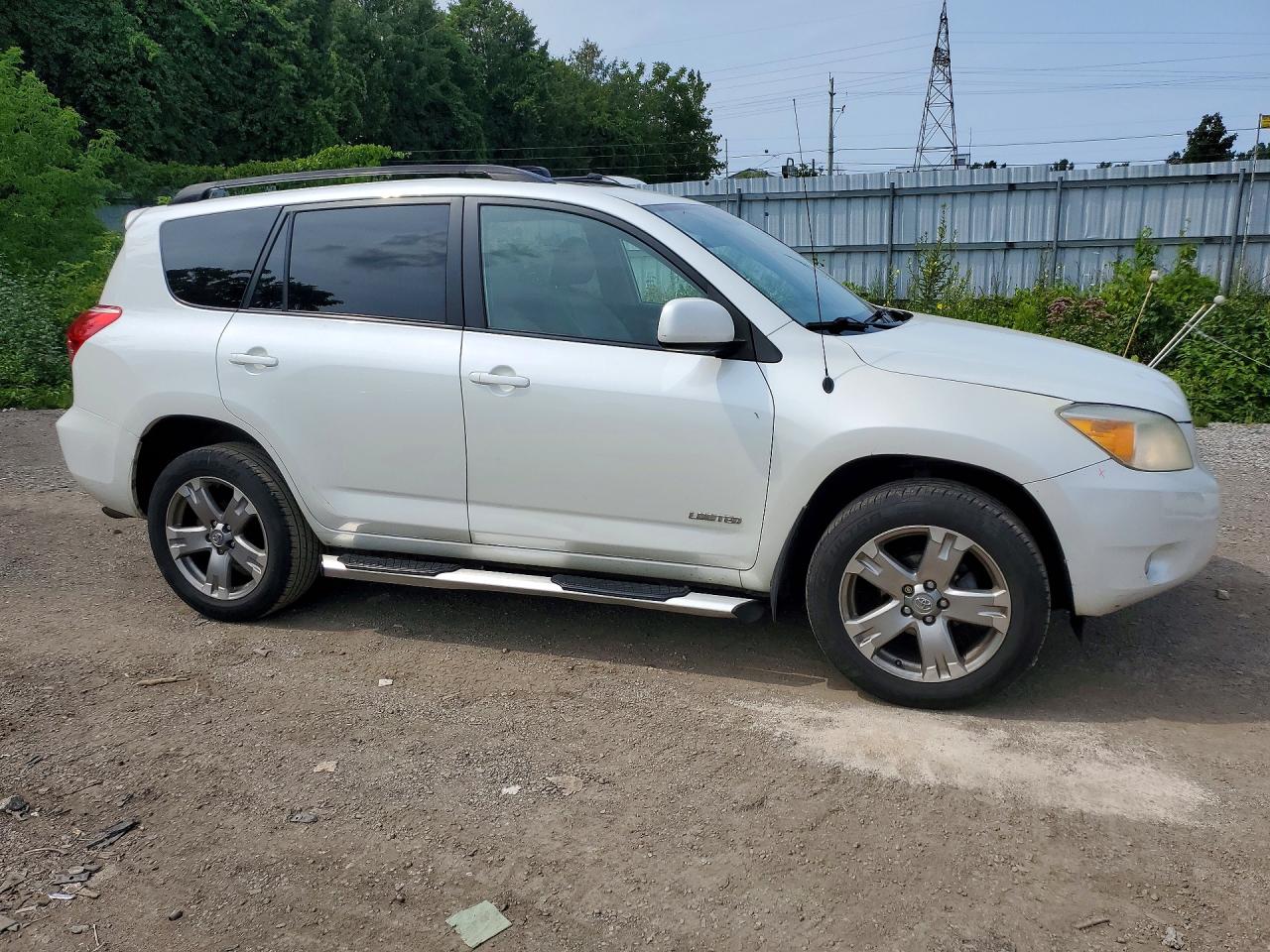 2007 Toyota Rav4 Limited White vin: JTMBD31V875100305