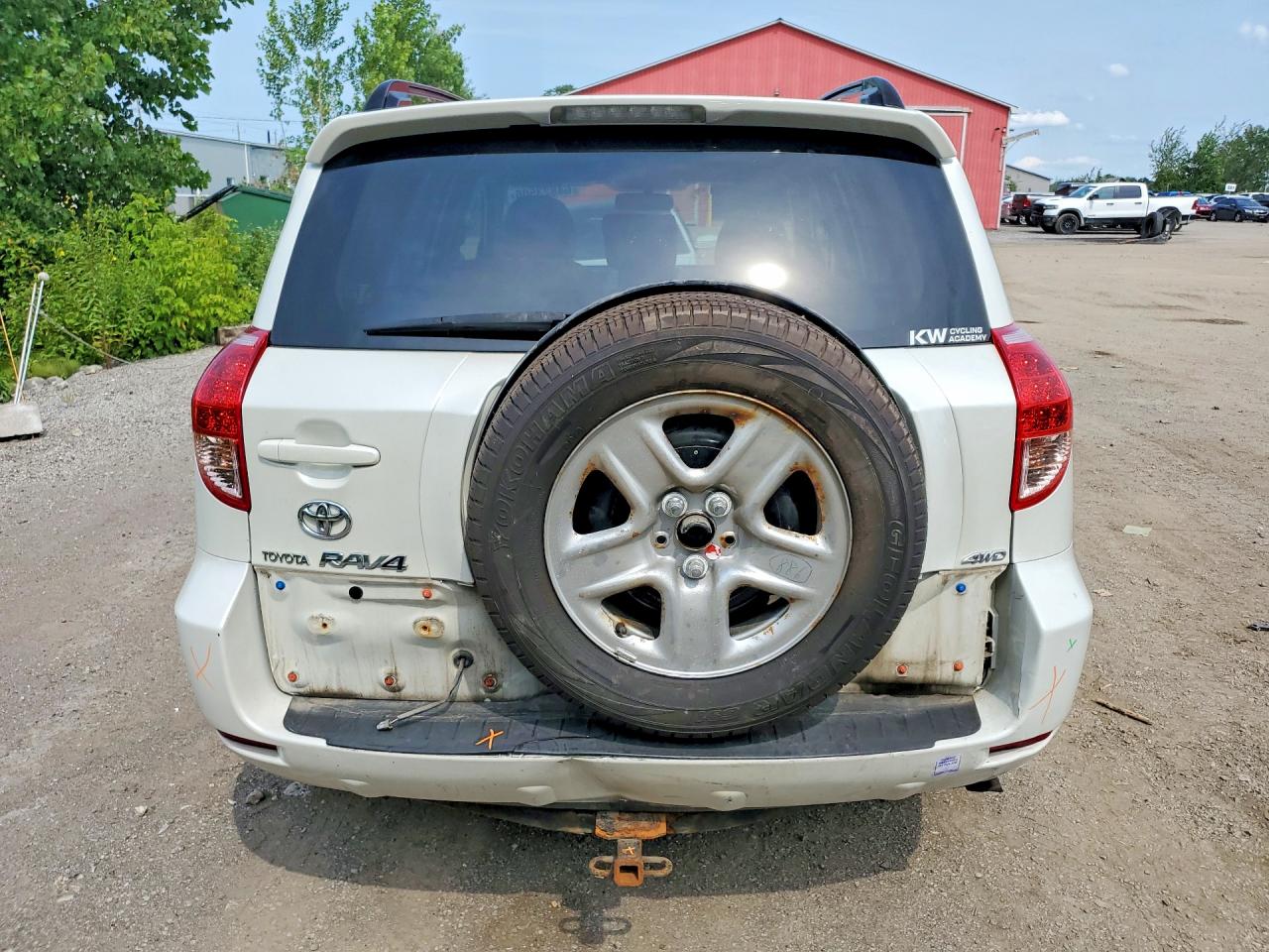 2007 Toyota Rav4 Limited White vin: JTMBD31V875100305
