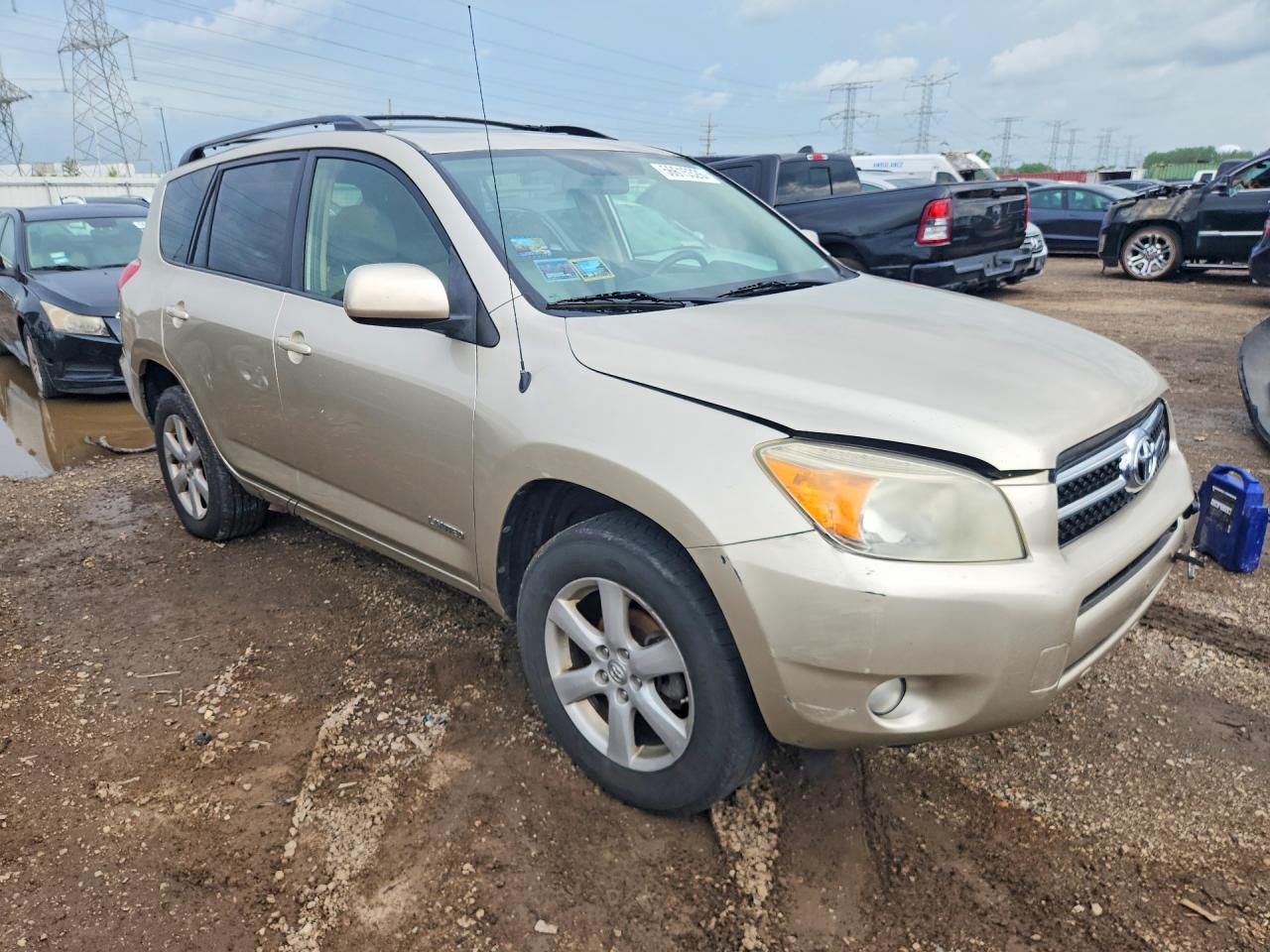 2007 Toyota Rav4 Limited Gold vin: JTMBD31V876037703