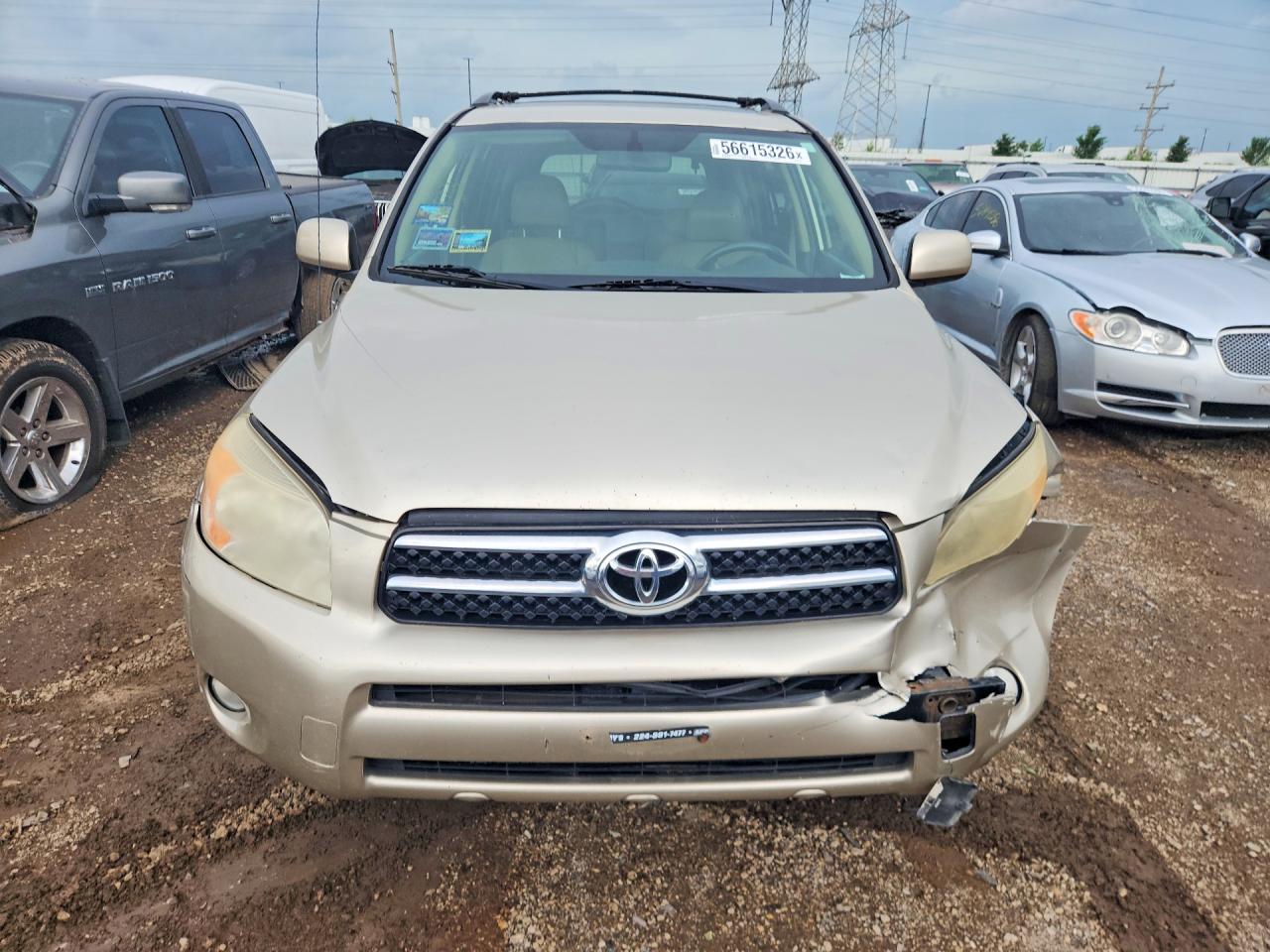 2007 Toyota Rav4 Limited Gold vin: JTMBD31V876037703