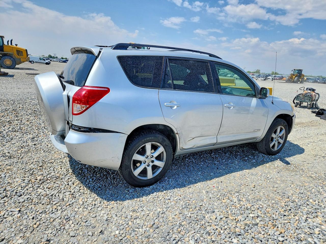2007 Toyota Rav4 Limited Silver vin: JTMBD31V876043520