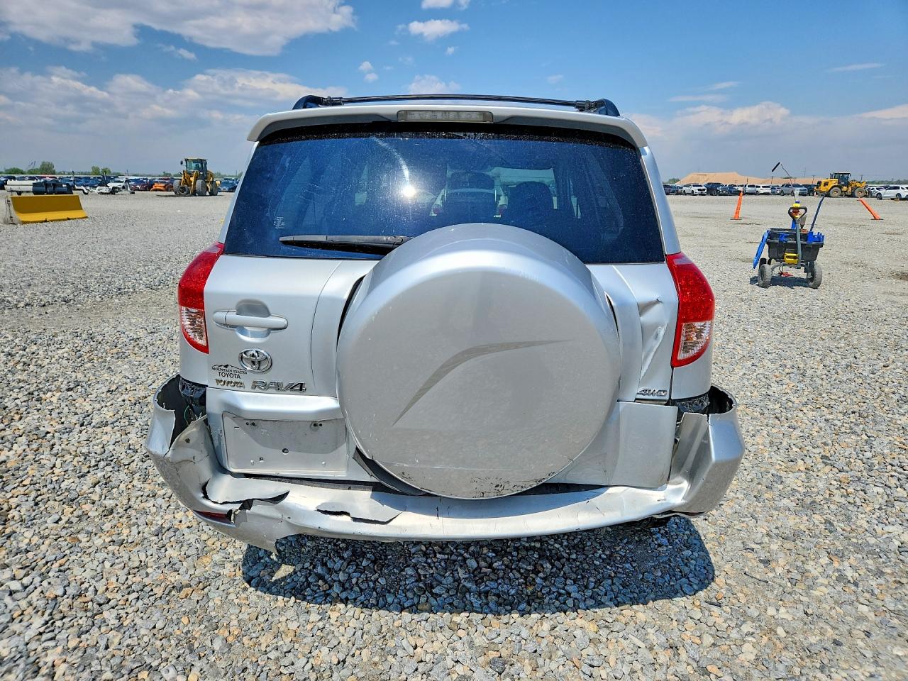 2007 Toyota Rav4 Limited Silver vin: JTMBD31V876043520