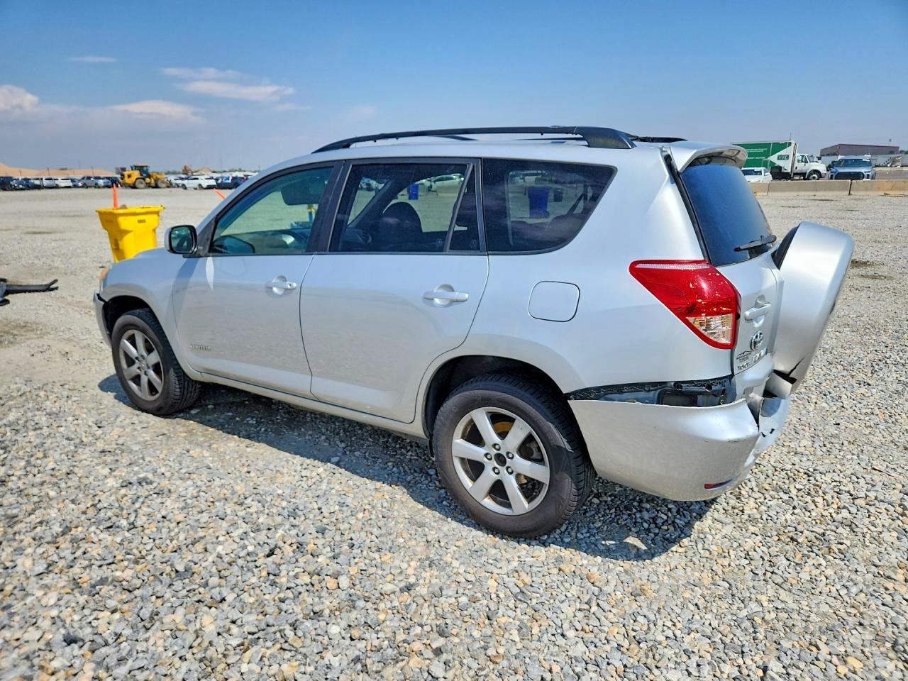 2007 Toyota Rav4 Limited Silver vin: JTMBD31V876043520