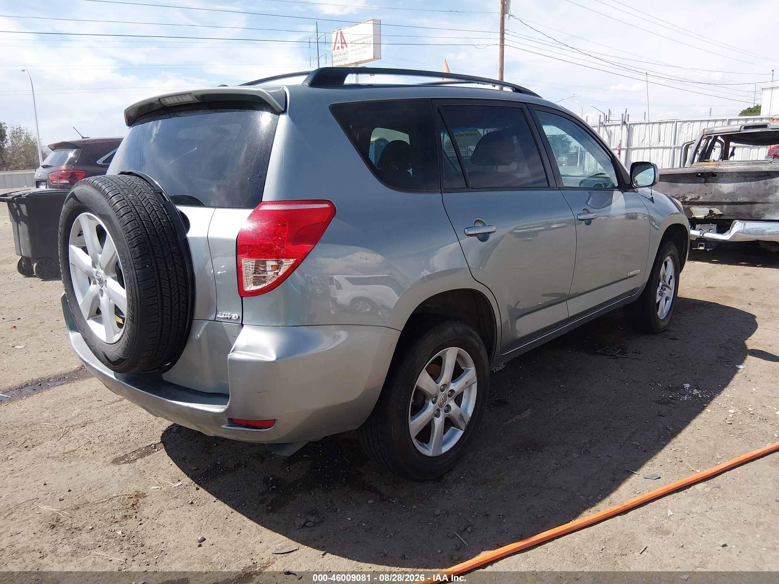2007 Toyota Rav4 Limited Turquoise vin: JTMBD31V876052234