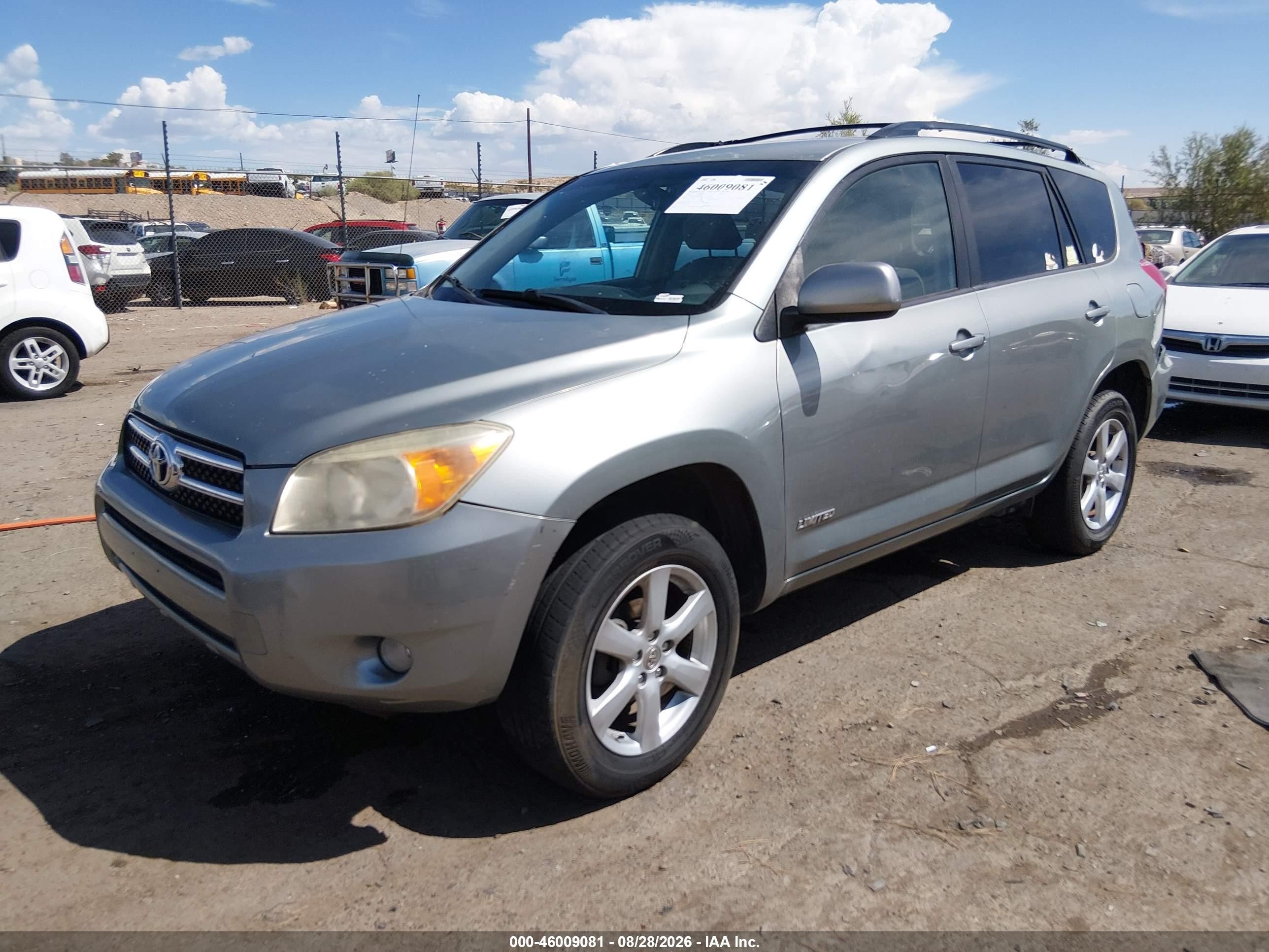 2007 Toyota Rav4 Limited Turquoise vin: JTMBD31V876052234