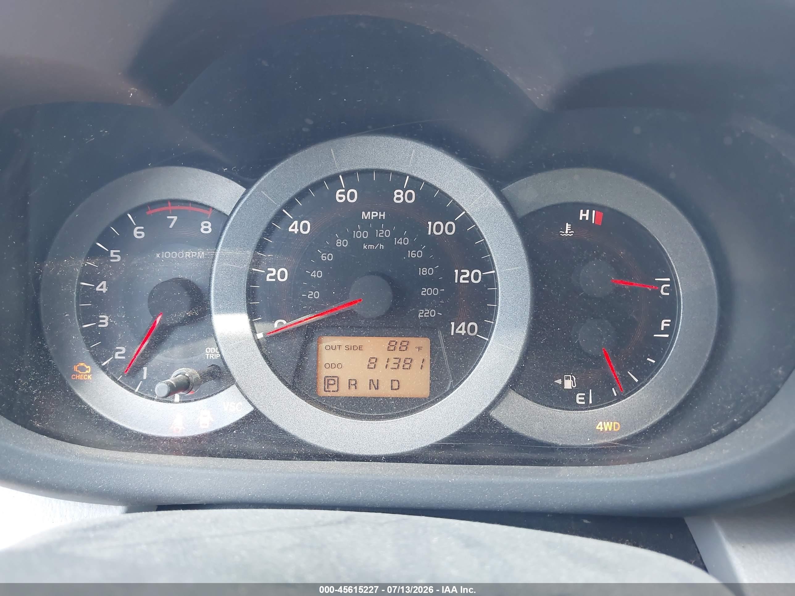 2008 Toyota Rav4 Limited Синий vin: JTMBD31V886076969