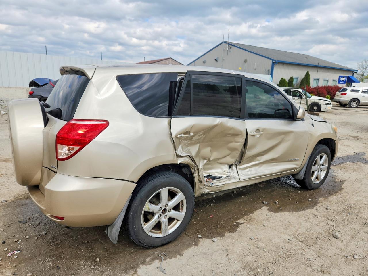 2008 Toyota Rav4 Limited Cream vin: JTMBD31V886078897