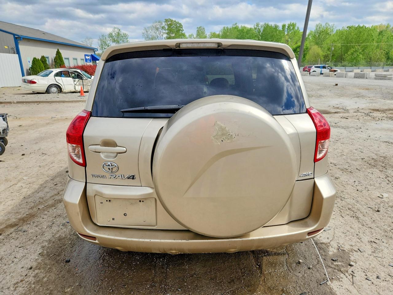 2008 Toyota Rav4 Limited Cream vin: JTMBD31V886078897