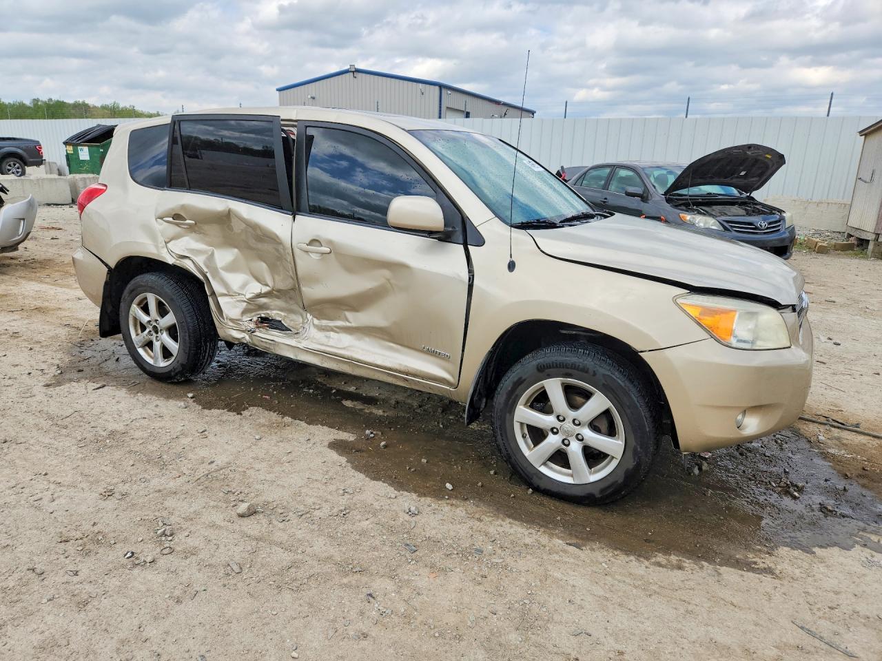 2008 Toyota Rav4 Limited Cream vin: JTMBD31V886078897