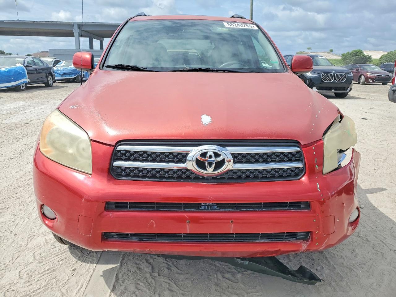 2008 Toyota Rav4 Limited Red vin: JTMBD31V886080133