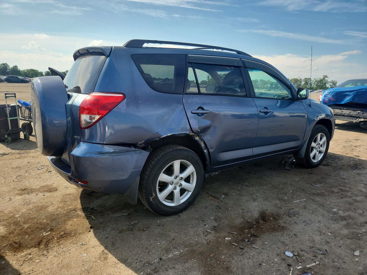 2006 Toyota Rav4 Limited Blue vin: JTMBD31V965020803