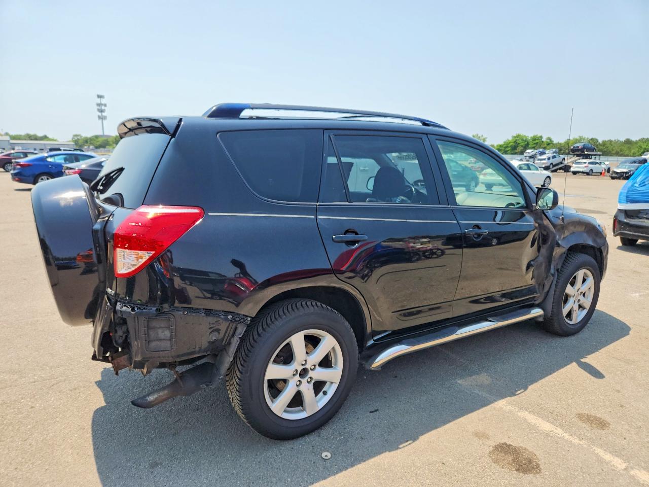 2006 Toyota Rav4 Limited Black vin: JTMBD31V965044325