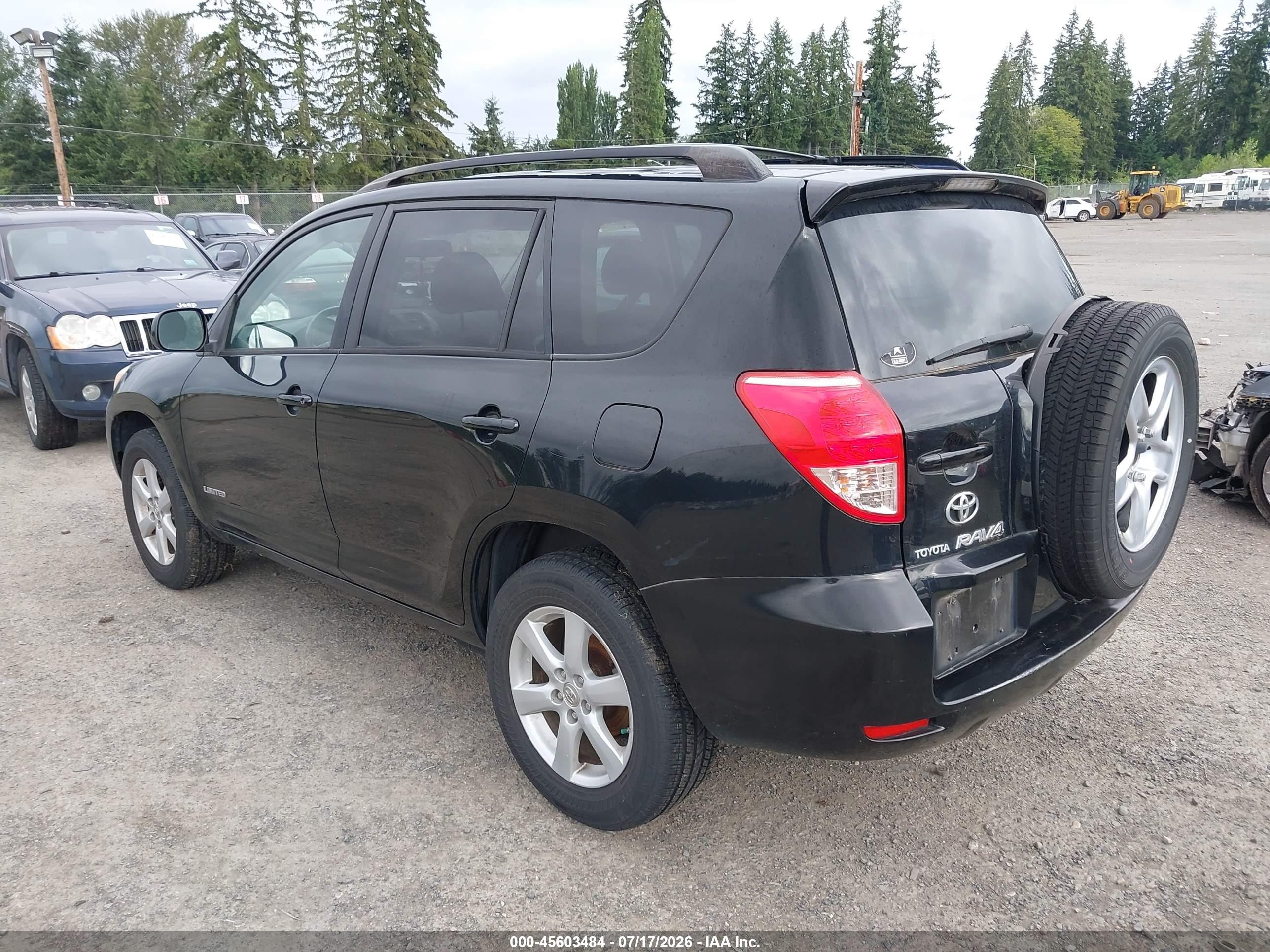 2006 Toyota Rav4 Limited Black vin: JTMBD31V966000433