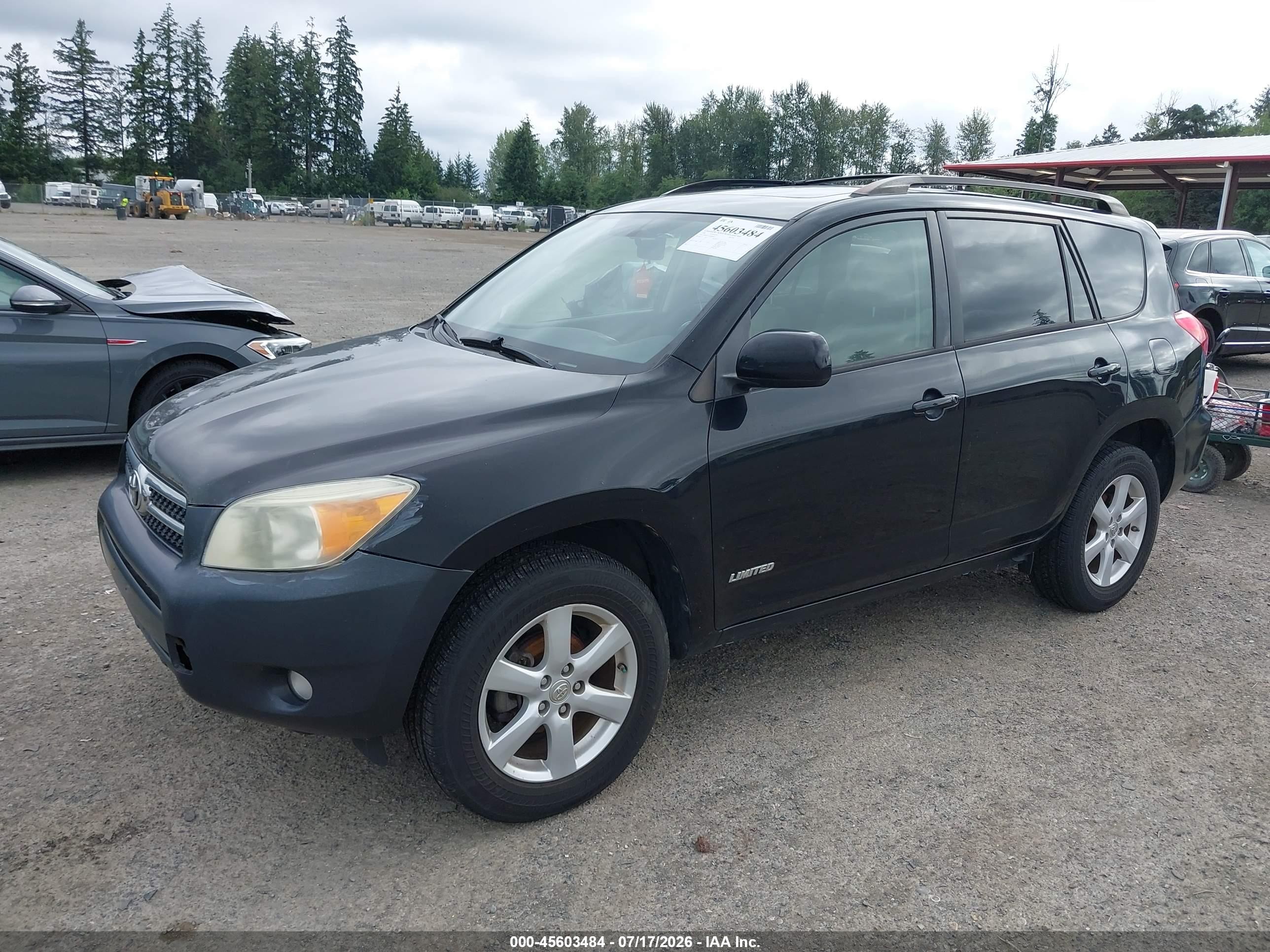 2006 Toyota Rav4 Limited Black vin: JTMBD31V966000433