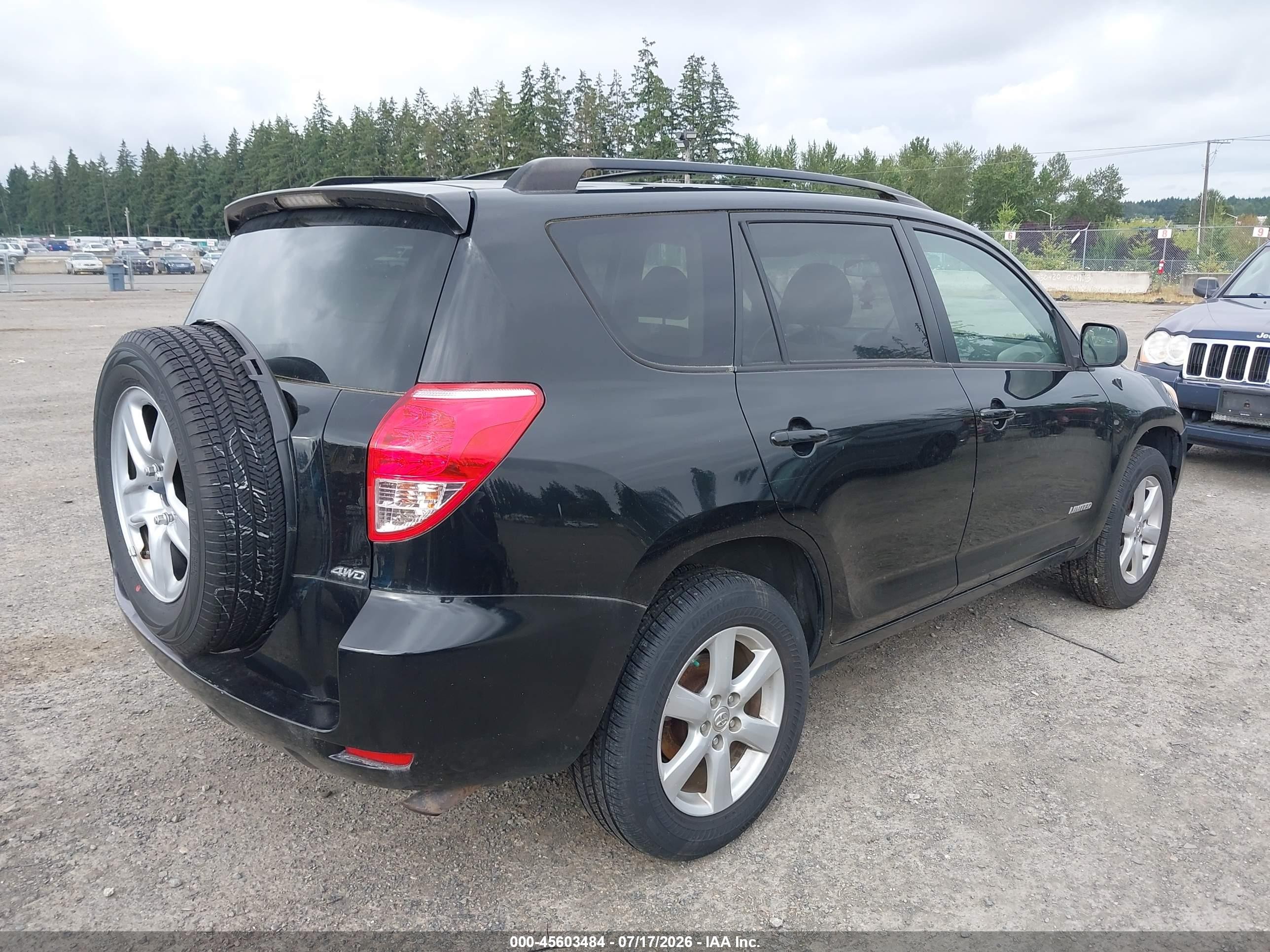 2006 Toyota Rav4 Limited Black vin: JTMBD31V966000433