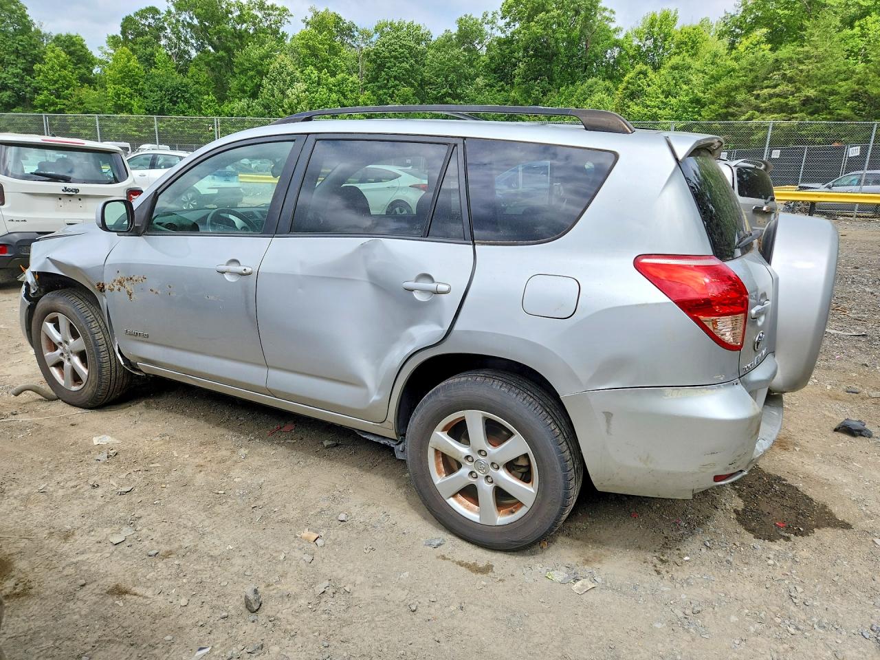 2007 Toyota Rav4 Limited Silver vin: JTMBD31V975073292