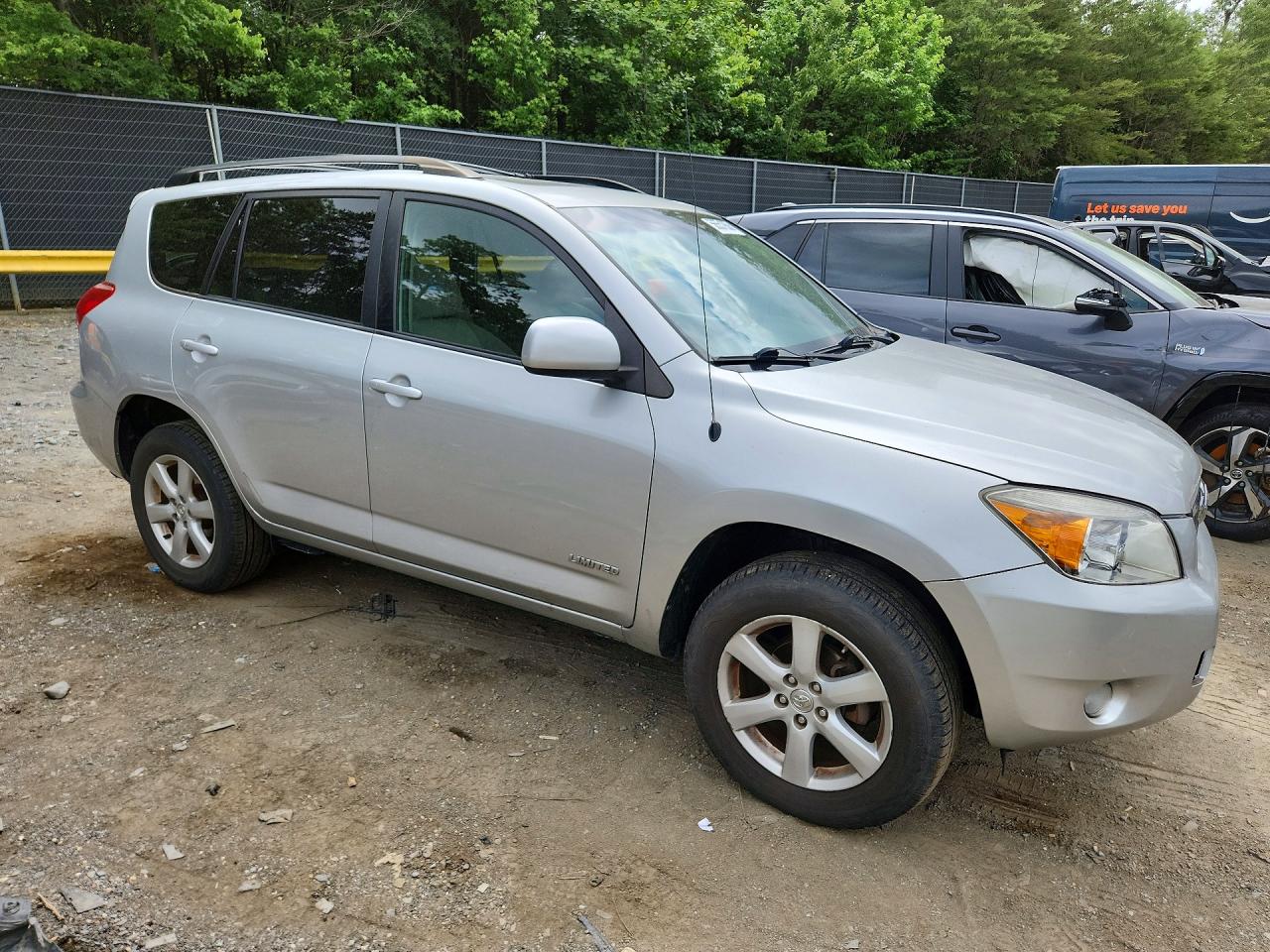 2007 Toyota Rav4 Limited Silver vin: JTMBD31V975073292