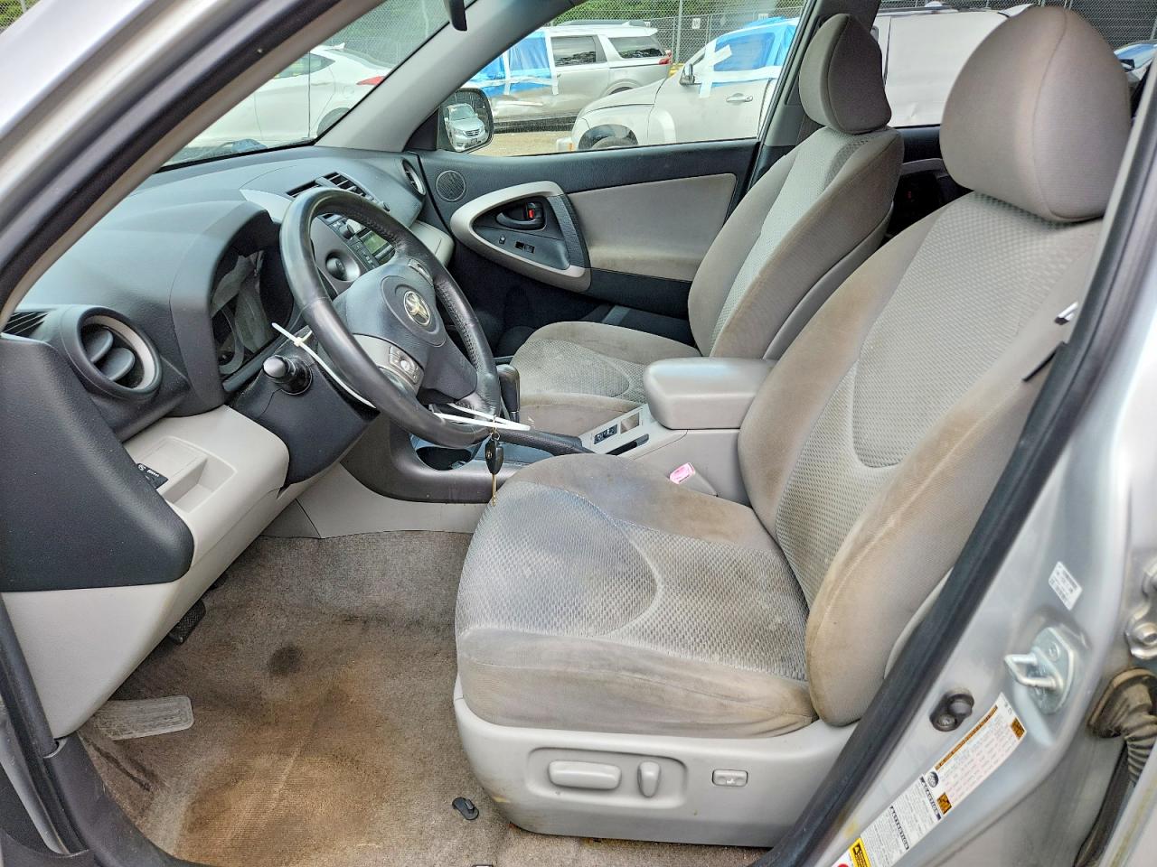 2007 Toyota Rav4 Limited Silver vin: JTMBD31V975073292