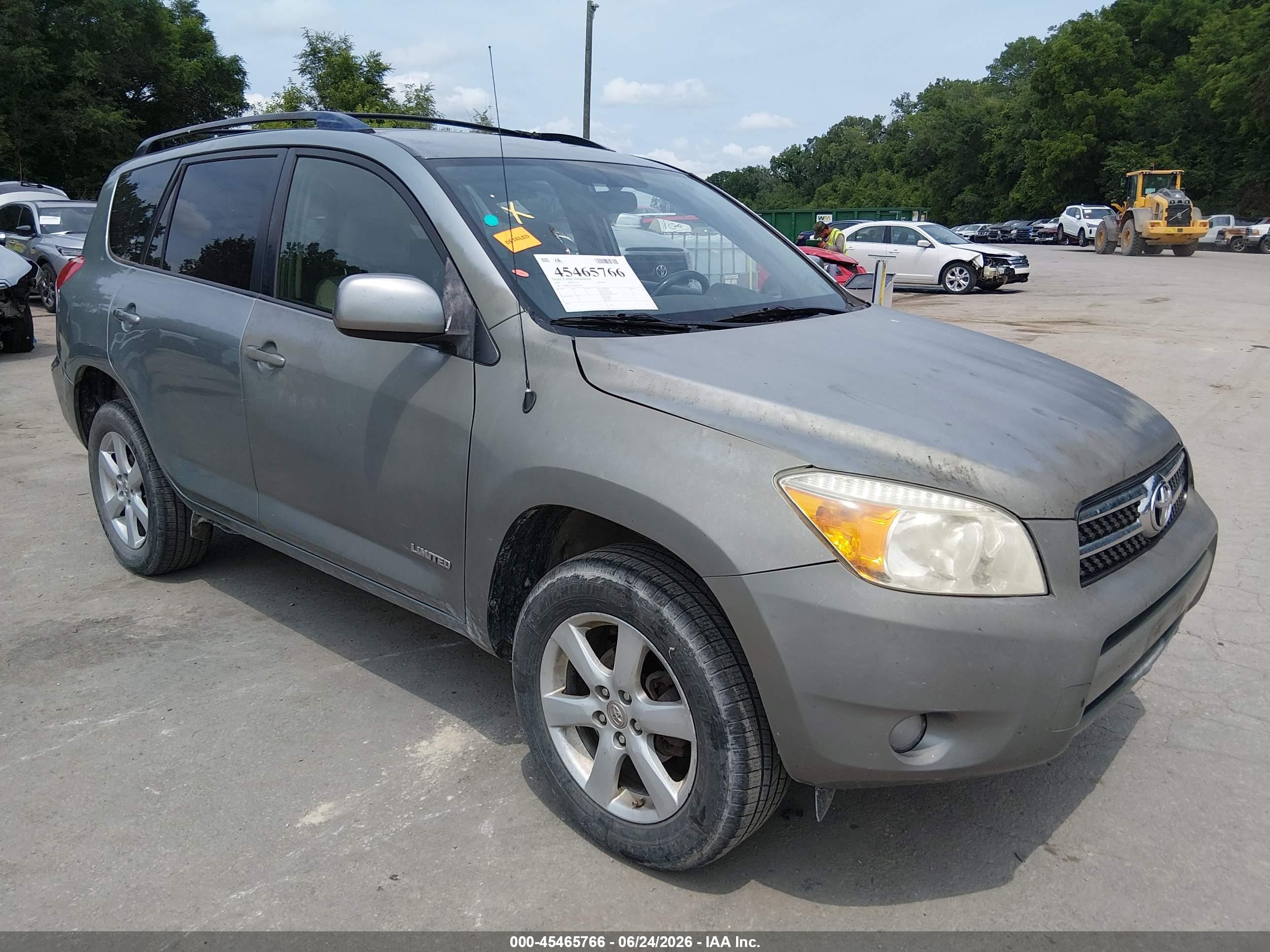 2007 Toyota Rav4 Limited Green vin: JTMBD31V976046748