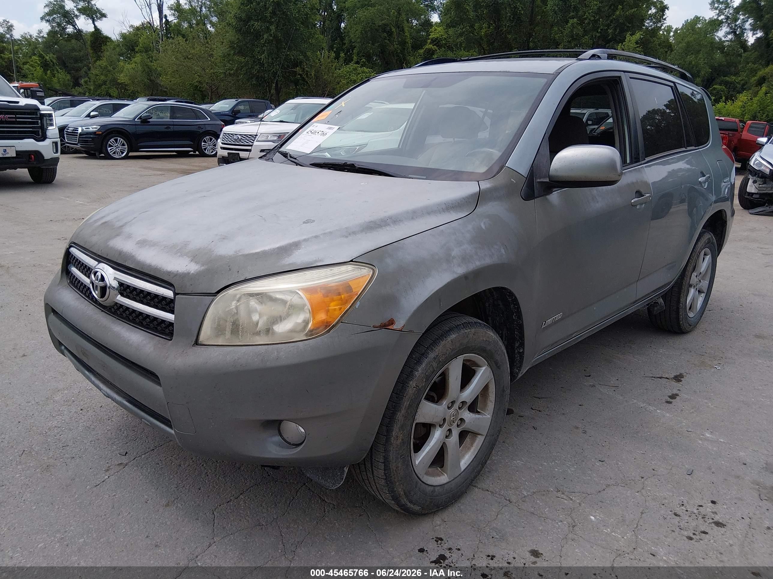 2007 Toyota Rav4 Limited Green vin: JTMBD31V976046748