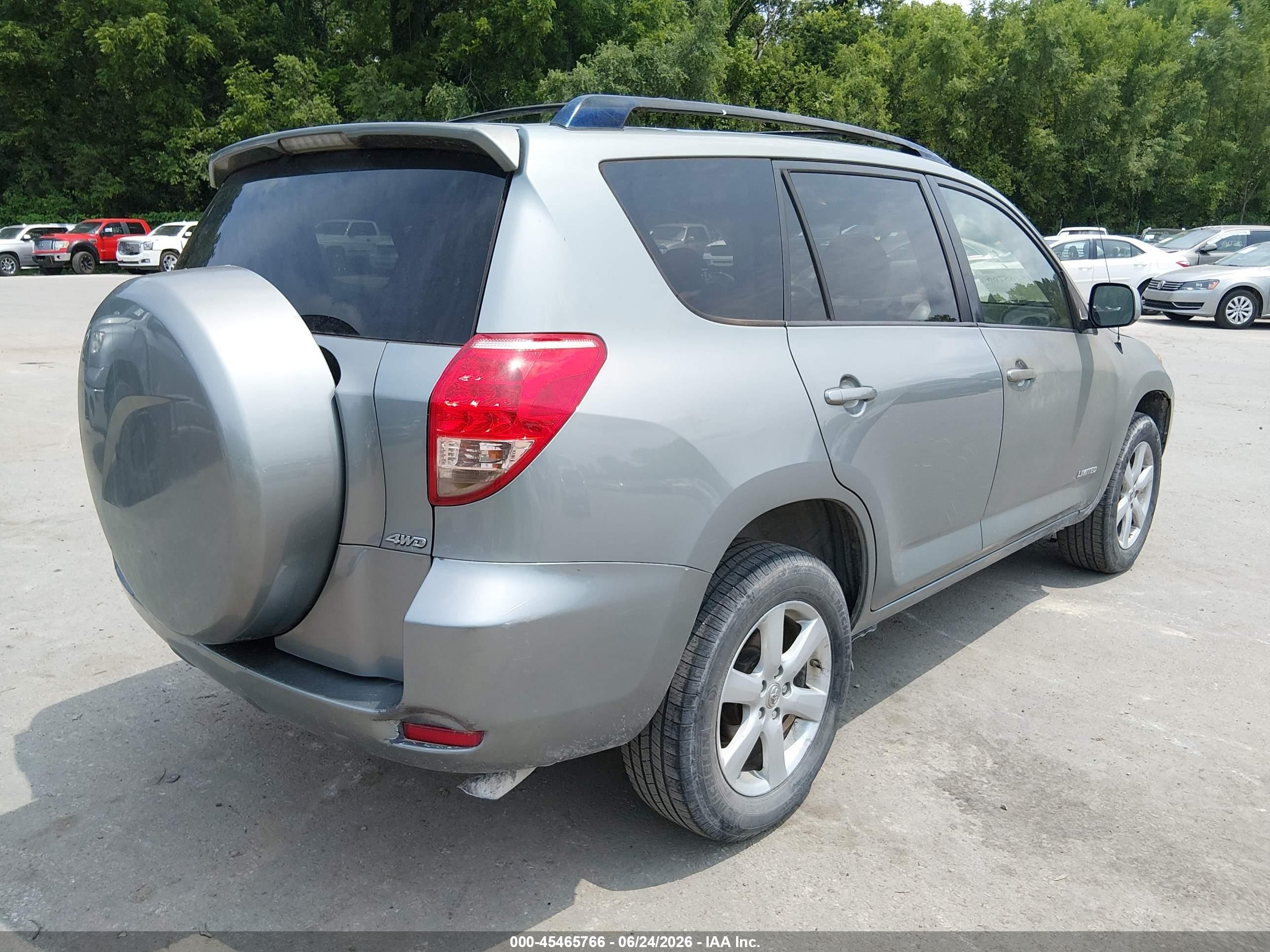 2007 Toyota Rav4 Limited Green vin: JTMBD31V976046748
