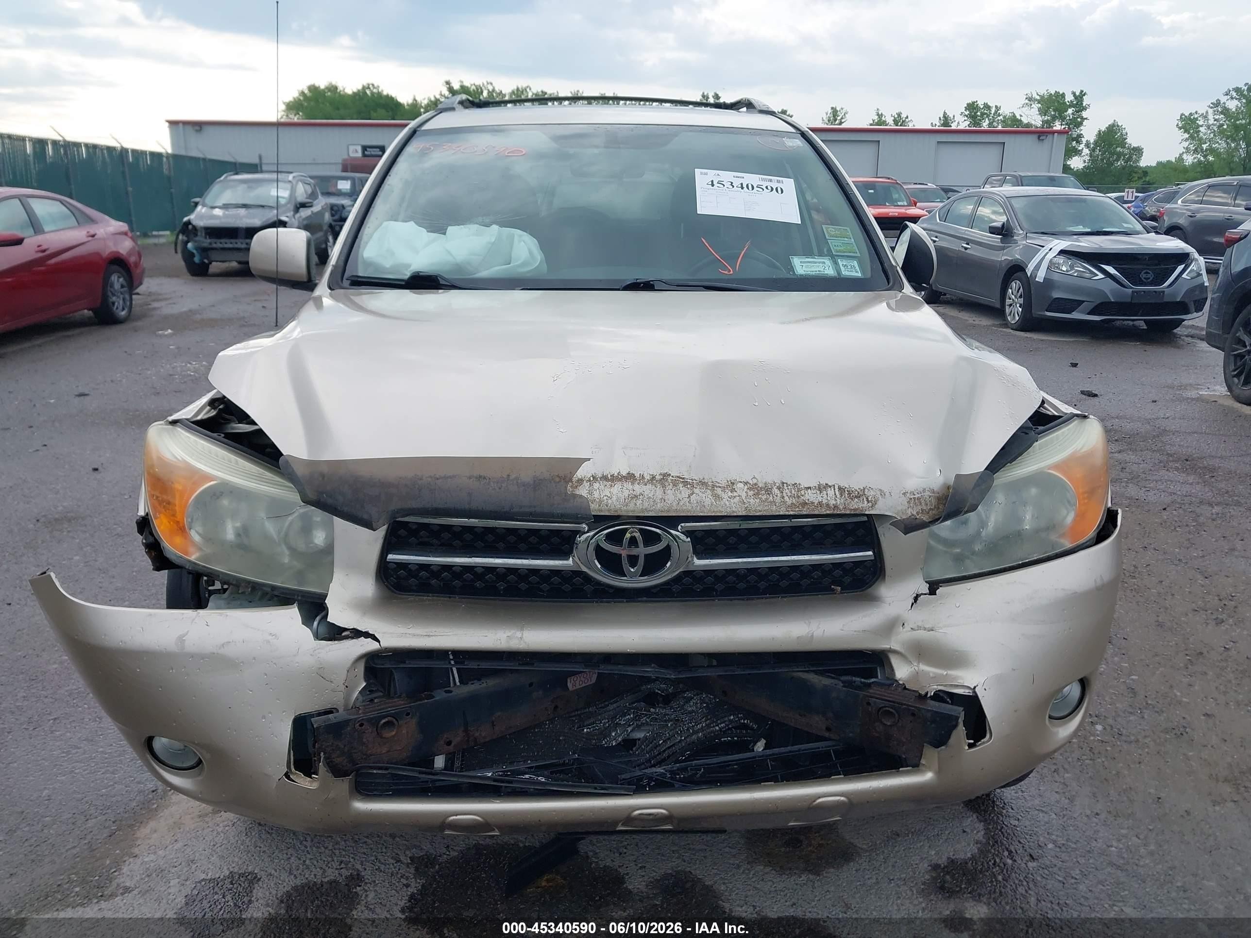 2008 Toyota Rav4 Limited Gold vin: JTMBD31V985183924
