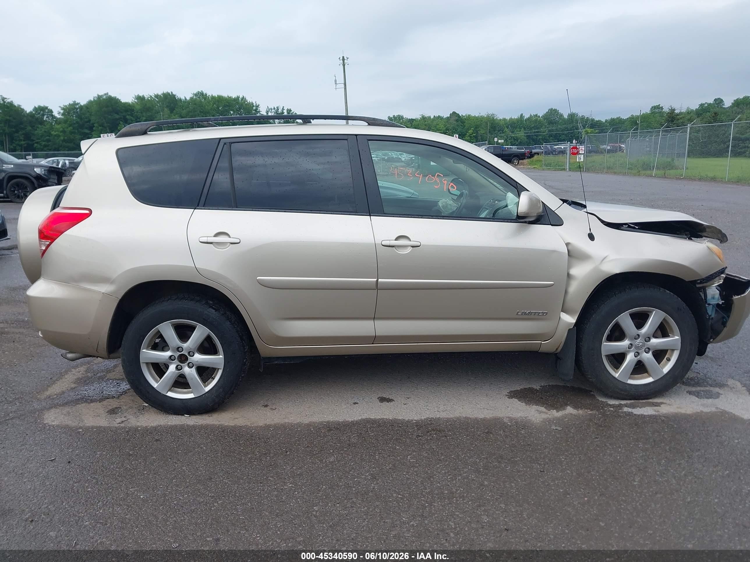 2008 Toyota Rav4 Limited Gold vin: JTMBD31V985183924
