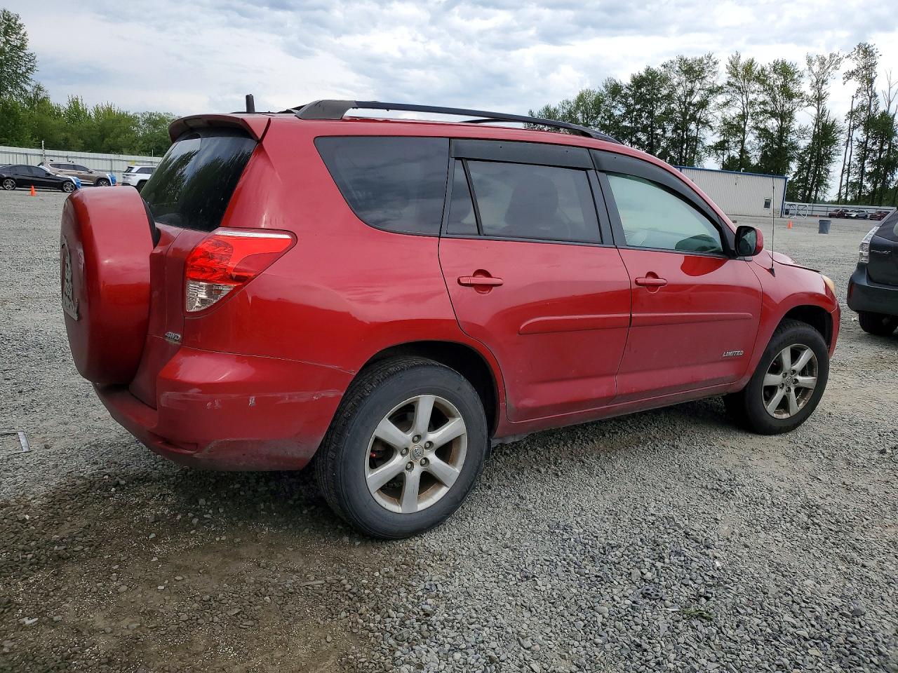 2008 Toyota Rav4 Limited Red vin: JTMBD31V985206182