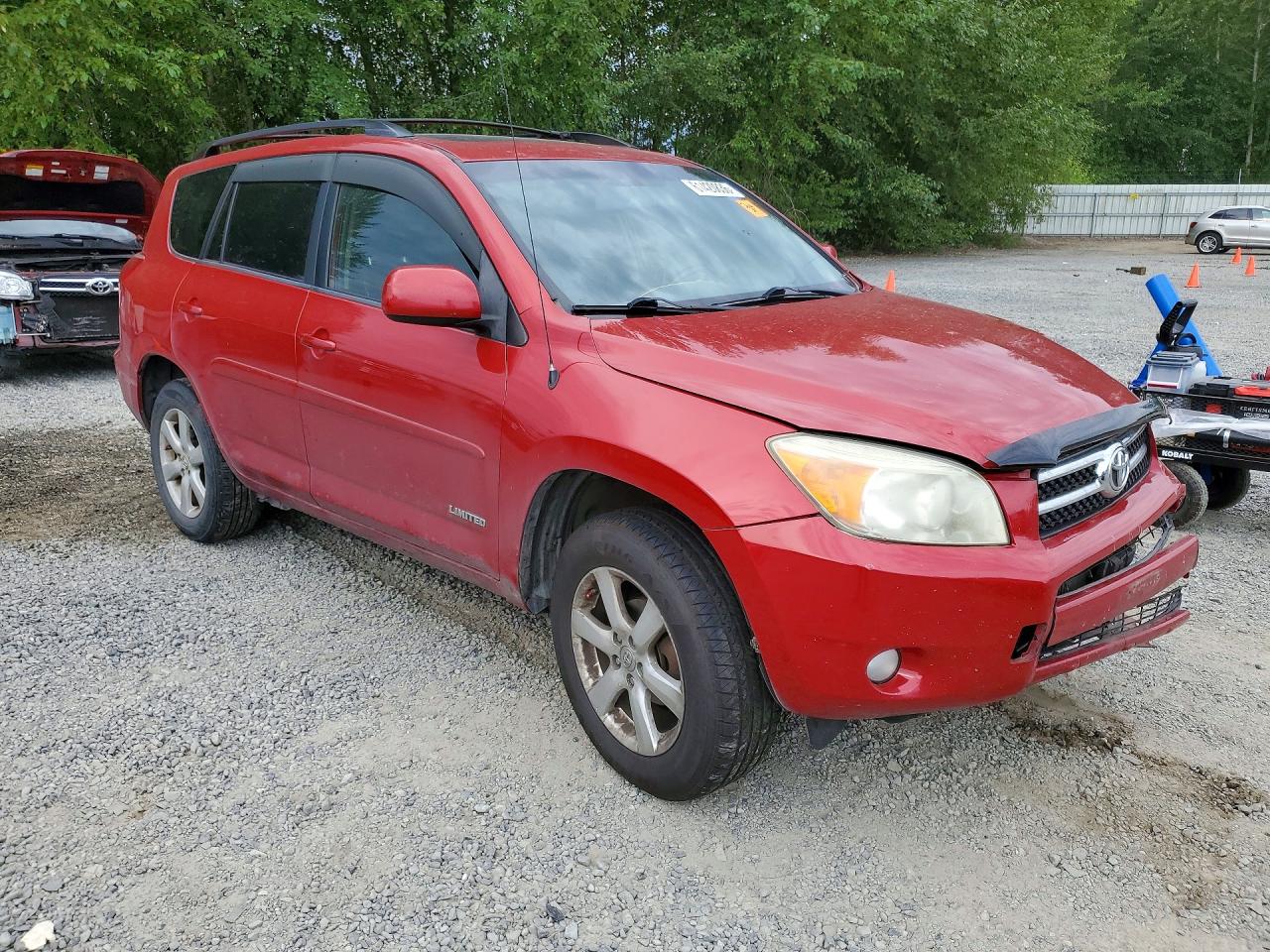 2008 Toyota Rav4 Limited Red vin: JTMBD31V985206182