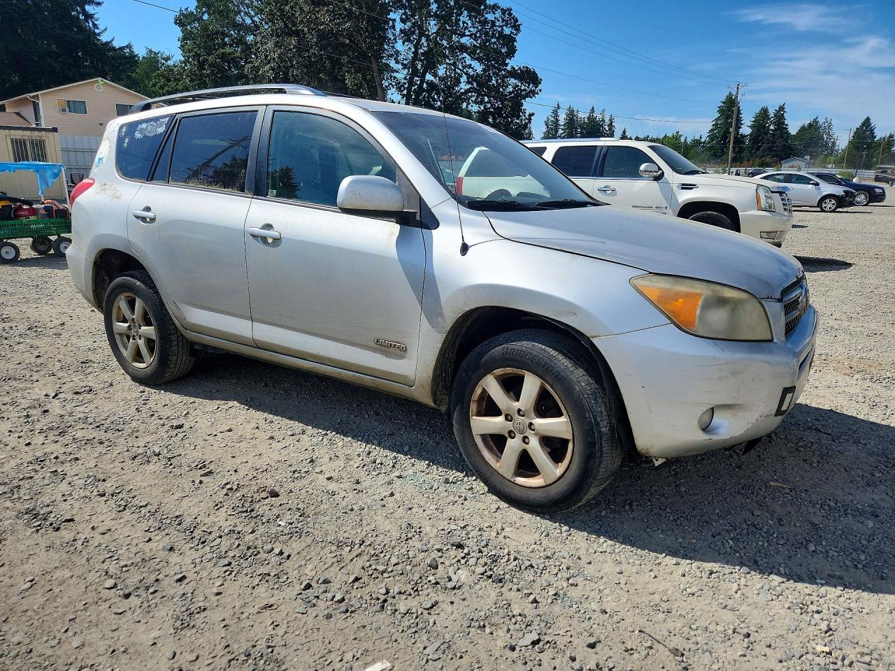 2008 Toyota Rav4 Limited Silver vin: JTMBD31V985206585