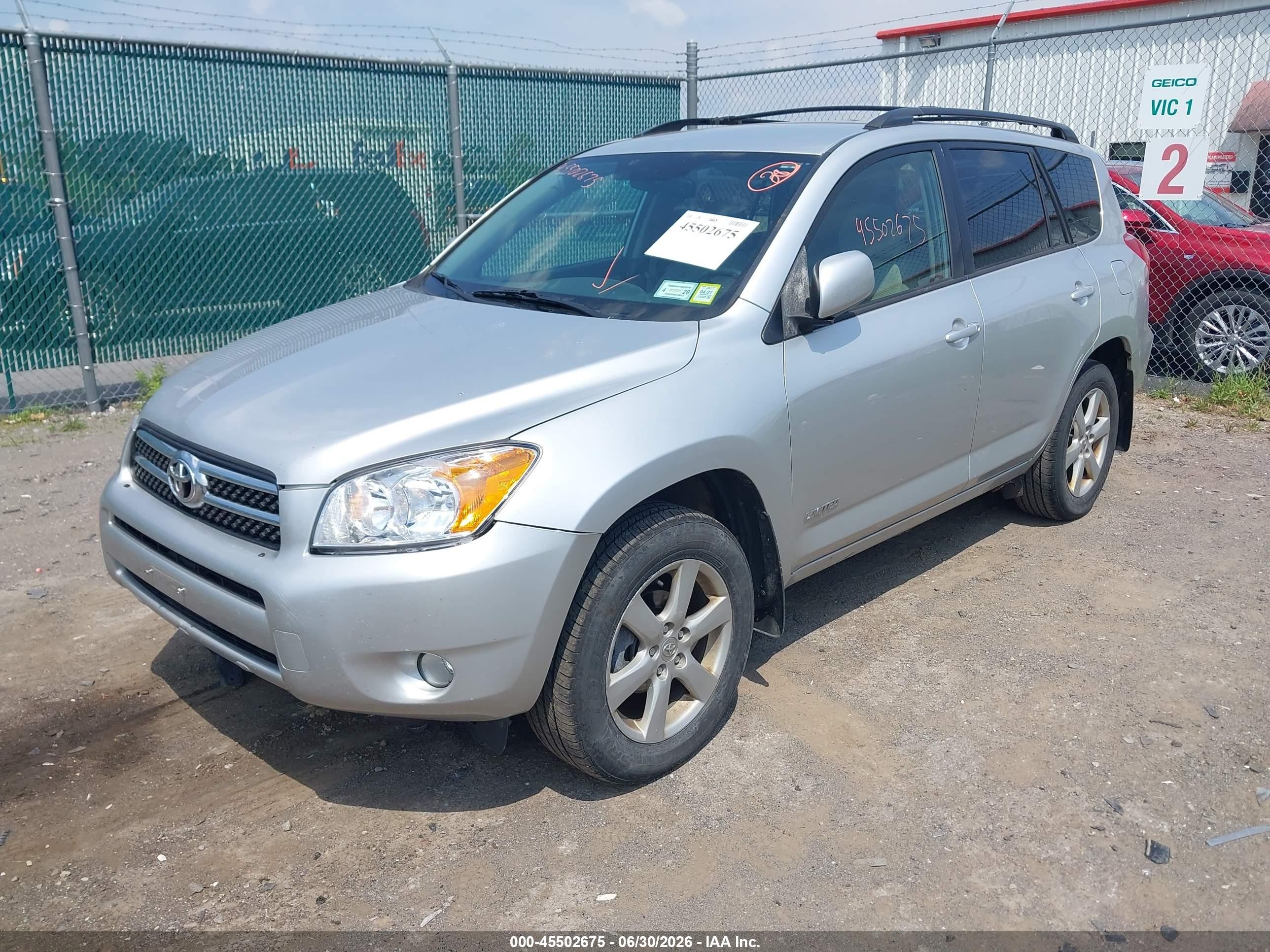 2006 Toyota Rav4 Limited Silver vin: JTMBD31VX65007588