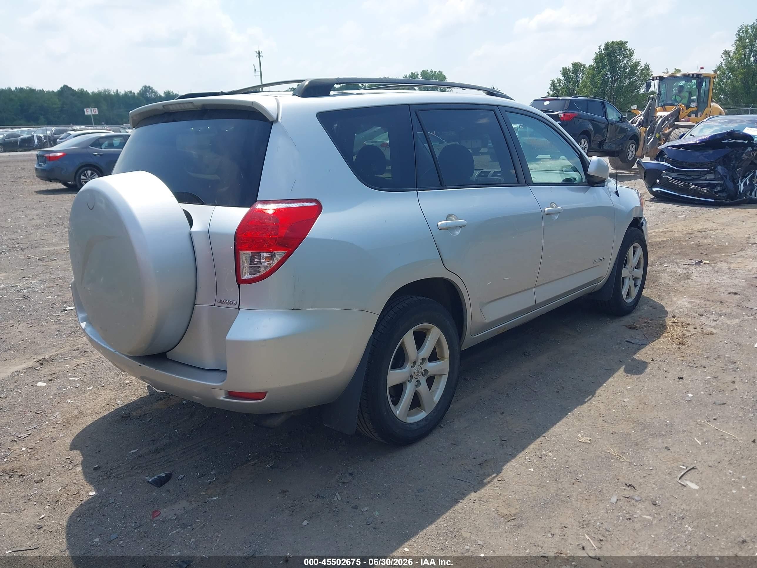2006 Toyota Rav4 Limited Silver vin: JTMBD31VX65007588