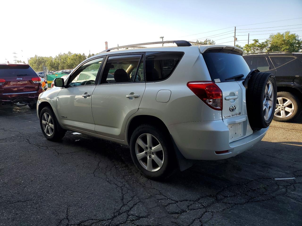 2007 Toyota Rav4 Limited White vin: JTMBD31VX75060597