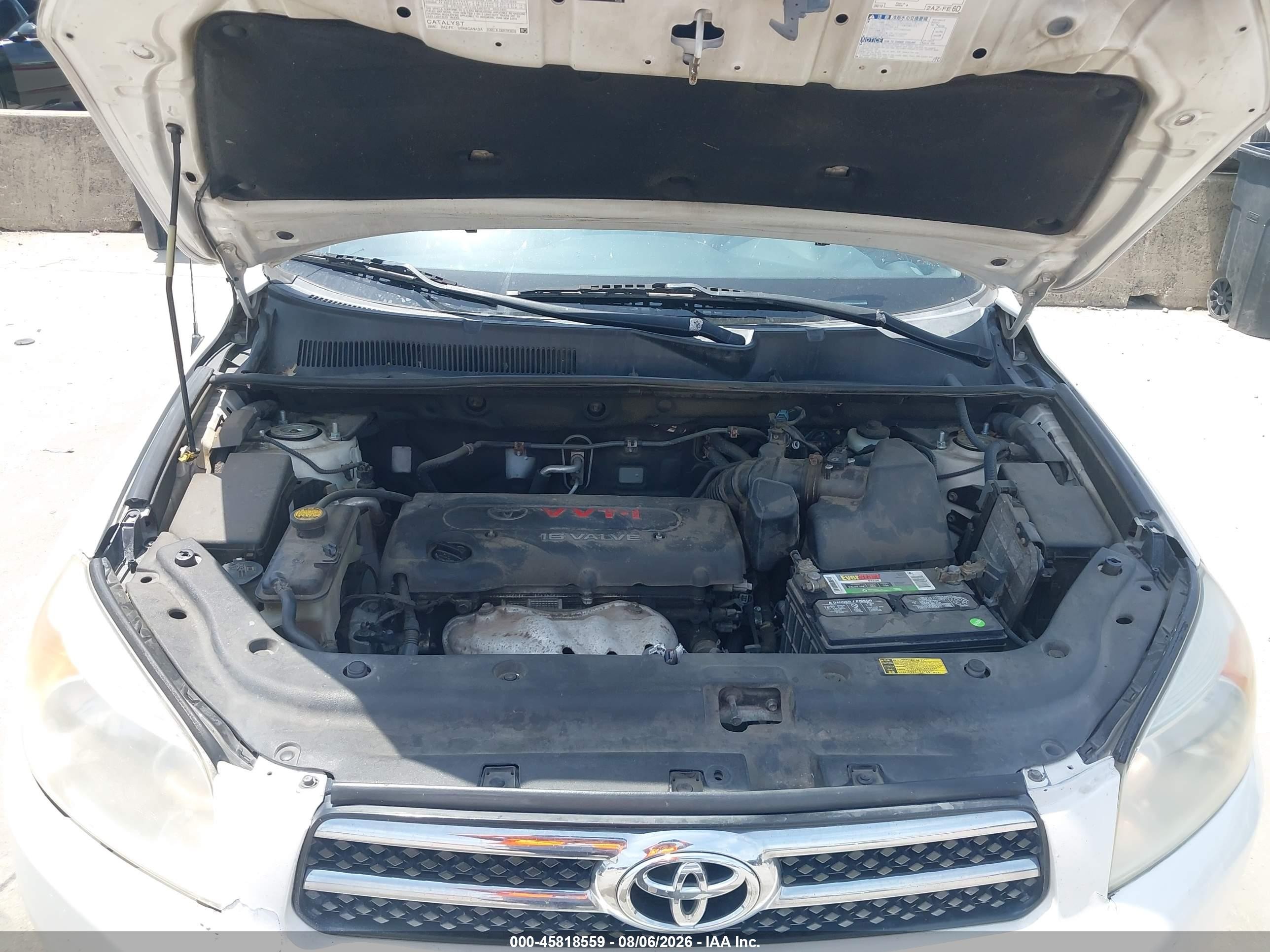 2007 Toyota Rav4 Limited White vin: JTMBD31VX75079151