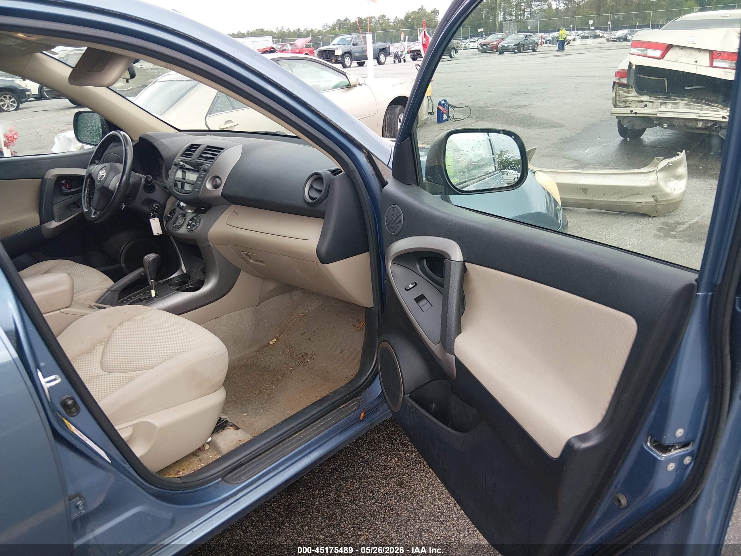 2007 Toyota Rav4 Limited Blue vin: JTMBD31VX75090277
