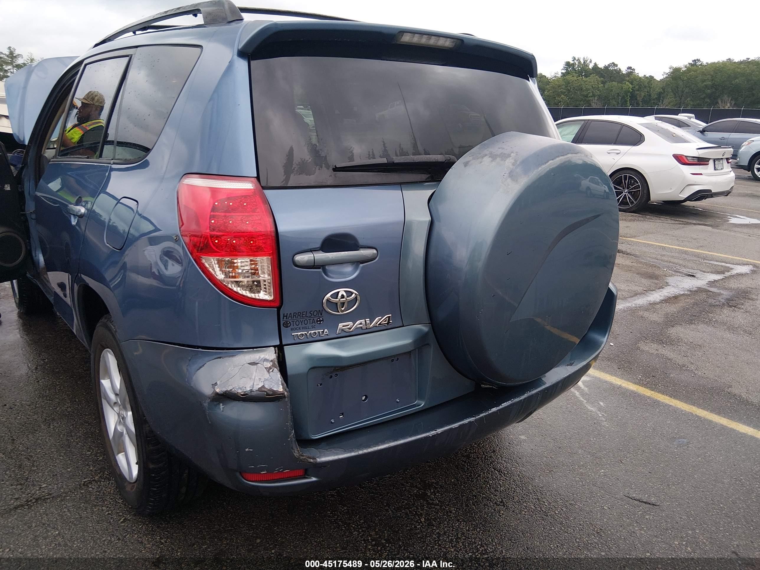 2007 Toyota Rav4 Limited Blue vin: JTMBD31VX75090277