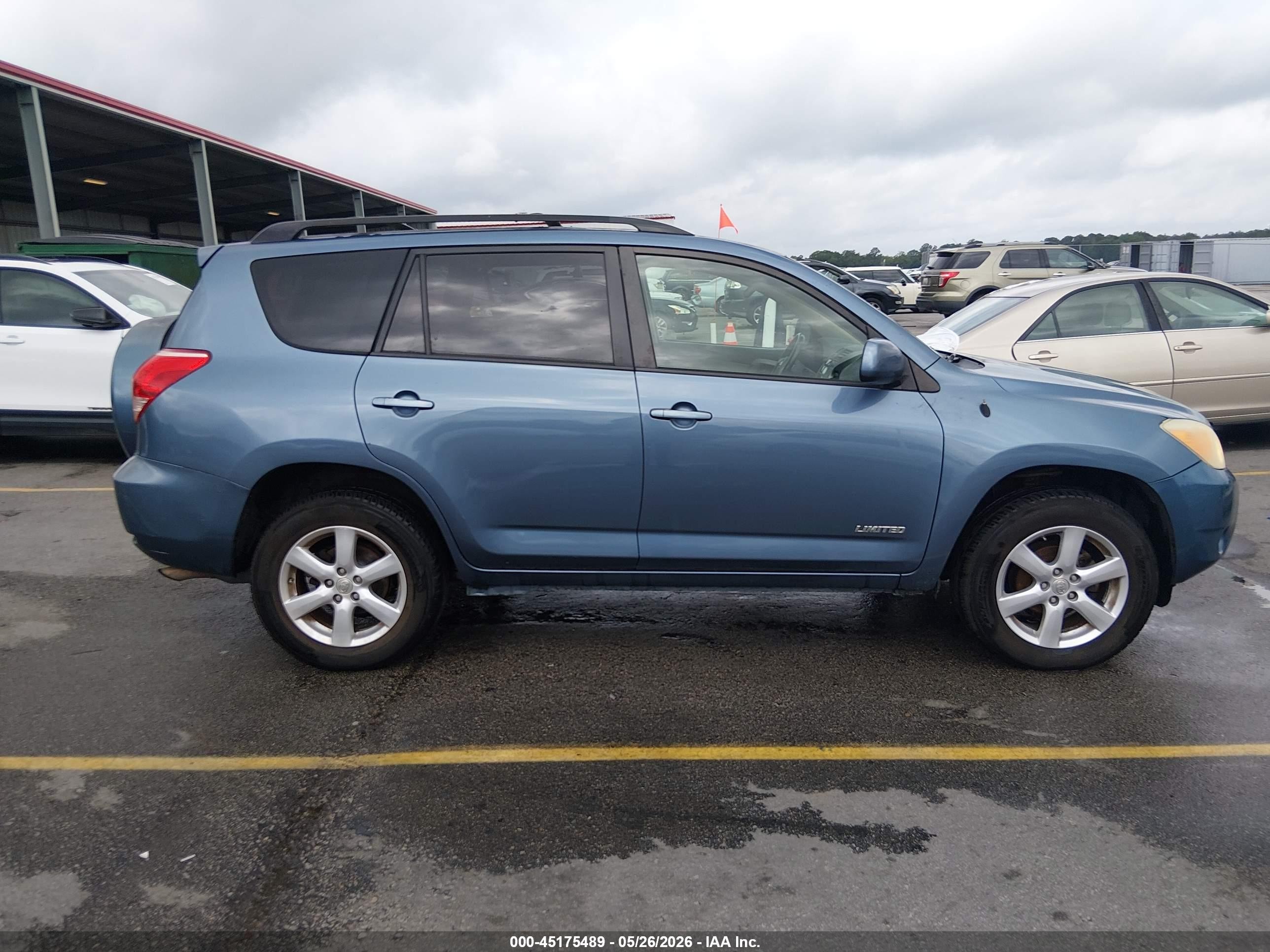 2007 Toyota Rav4 Limited Blue vin: JTMBD31VX75090277