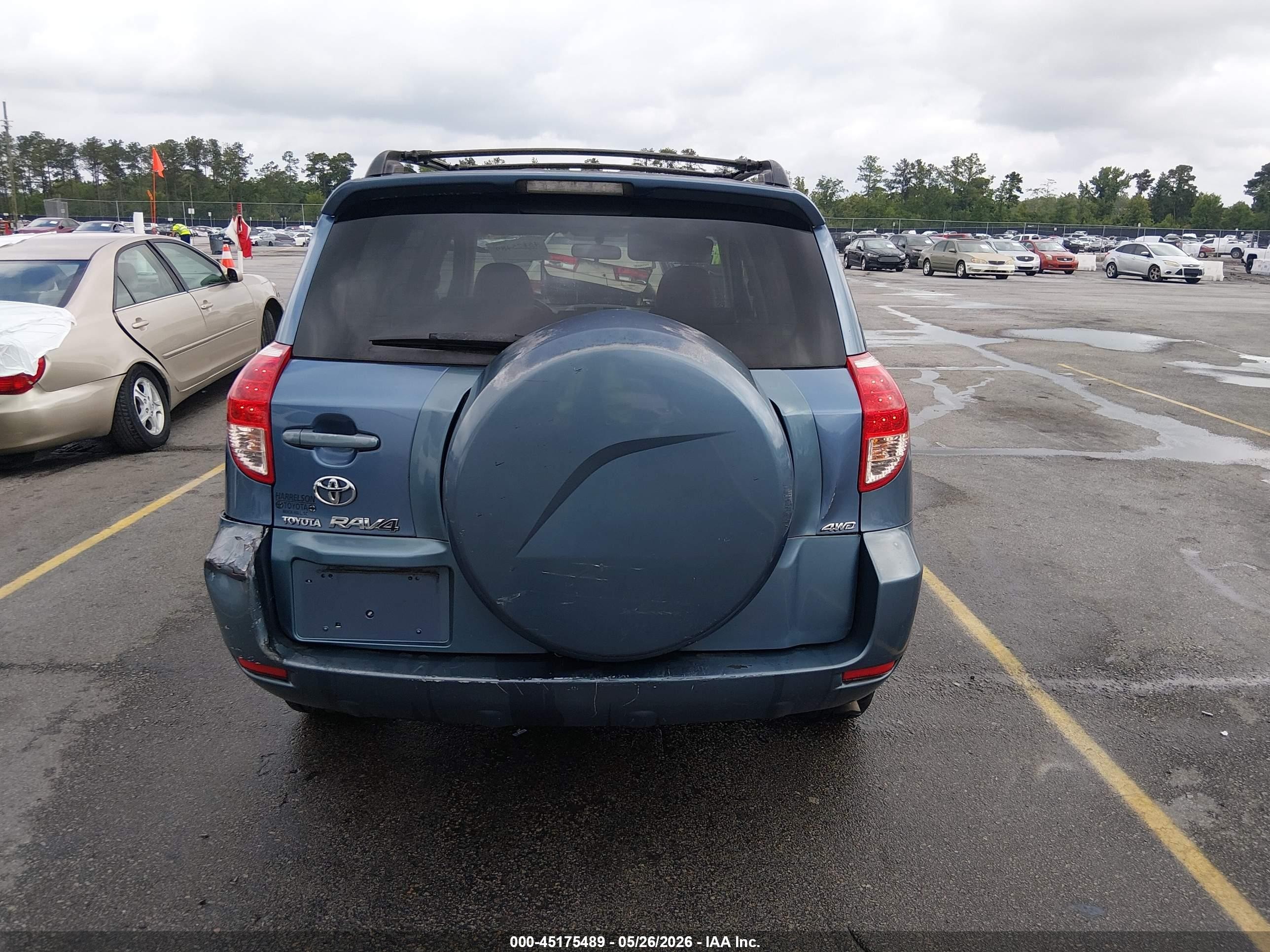 2007 Toyota Rav4 Limited Blue vin: JTMBD31VX75090277