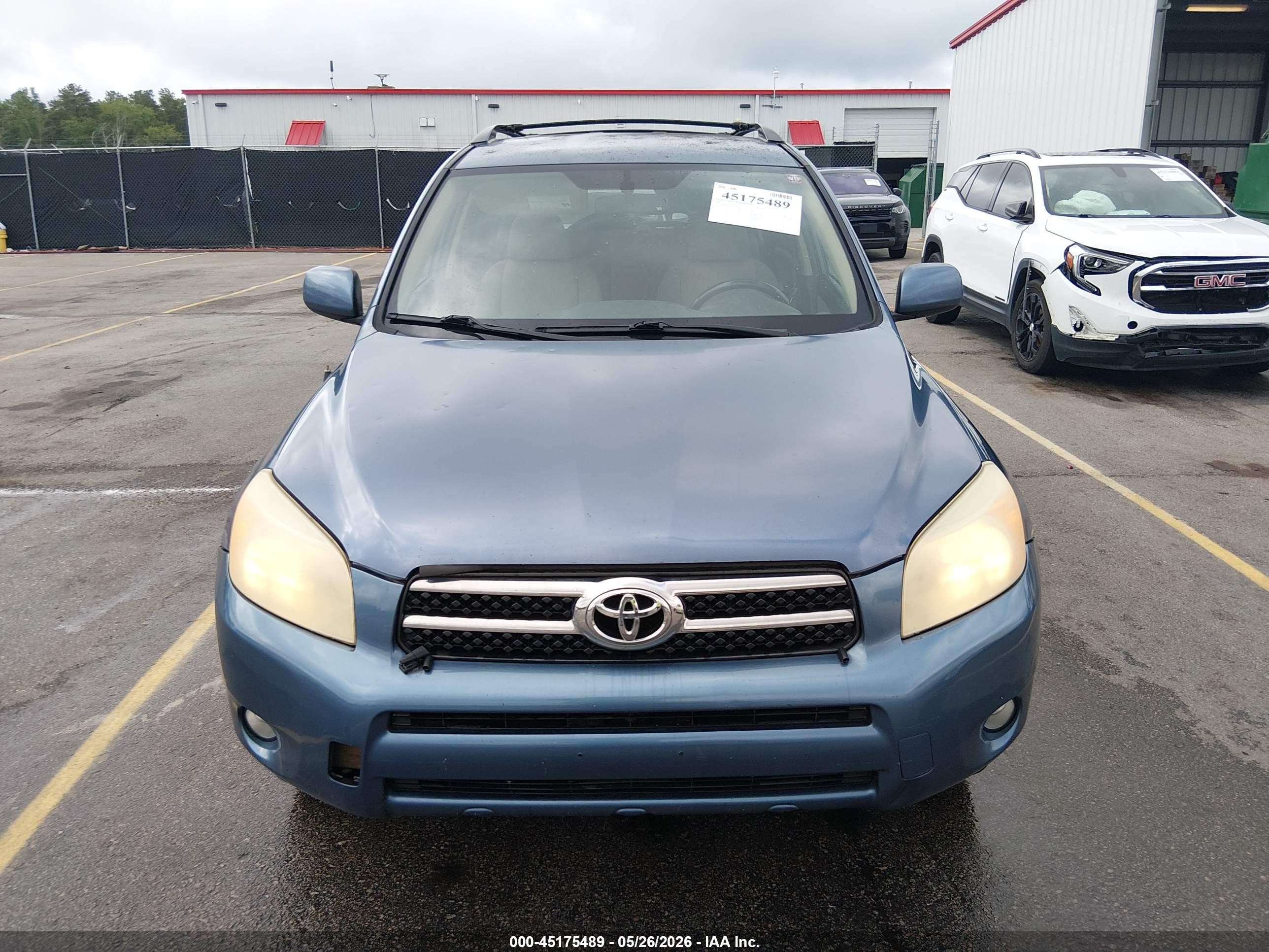 2007 Toyota Rav4 Limited Blue vin: JTMBD31VX75090277