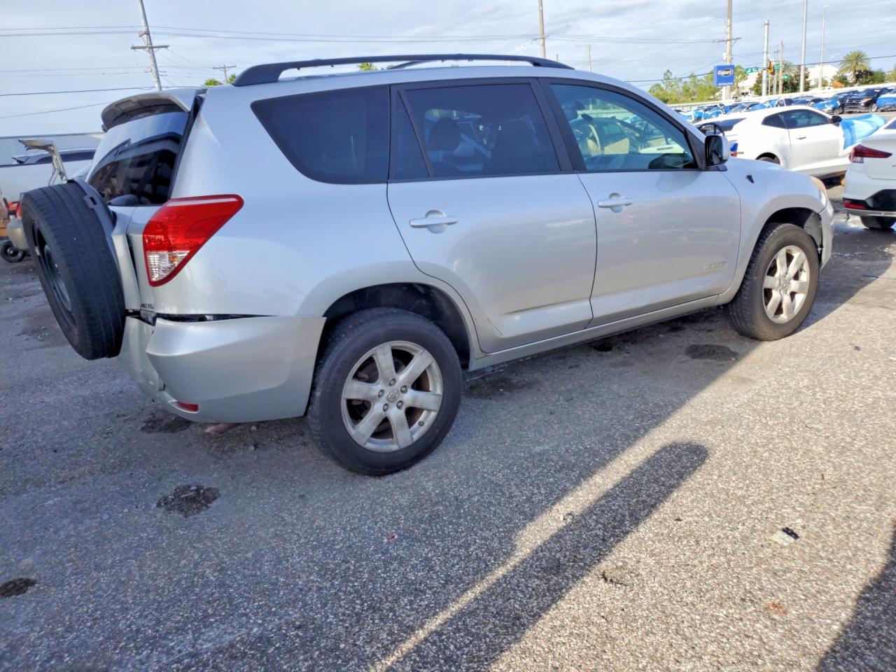 2007 Toyota Rav4 Limited Silver vin: JTMBD31VX75095057